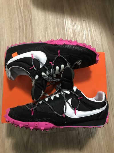 Off-White×Nike Women's Waffle Racer "Vivid Black"