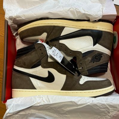 Travis Scott × Nike Air Jordan 1 Retro High OG TS SP "Sail/Dark Mocha"