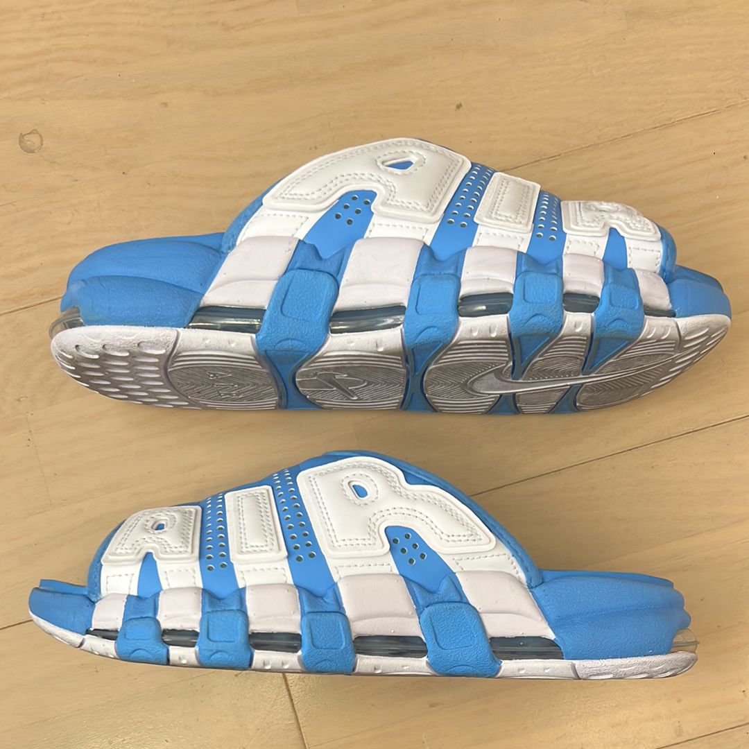 Nike Air More Uptempo Slide "University Blue" (FD9883-400/FD9884-400)