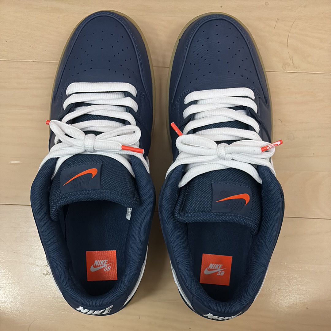 Nike SB Dunk Low Pro ISO Orange Label "Navy Gum"