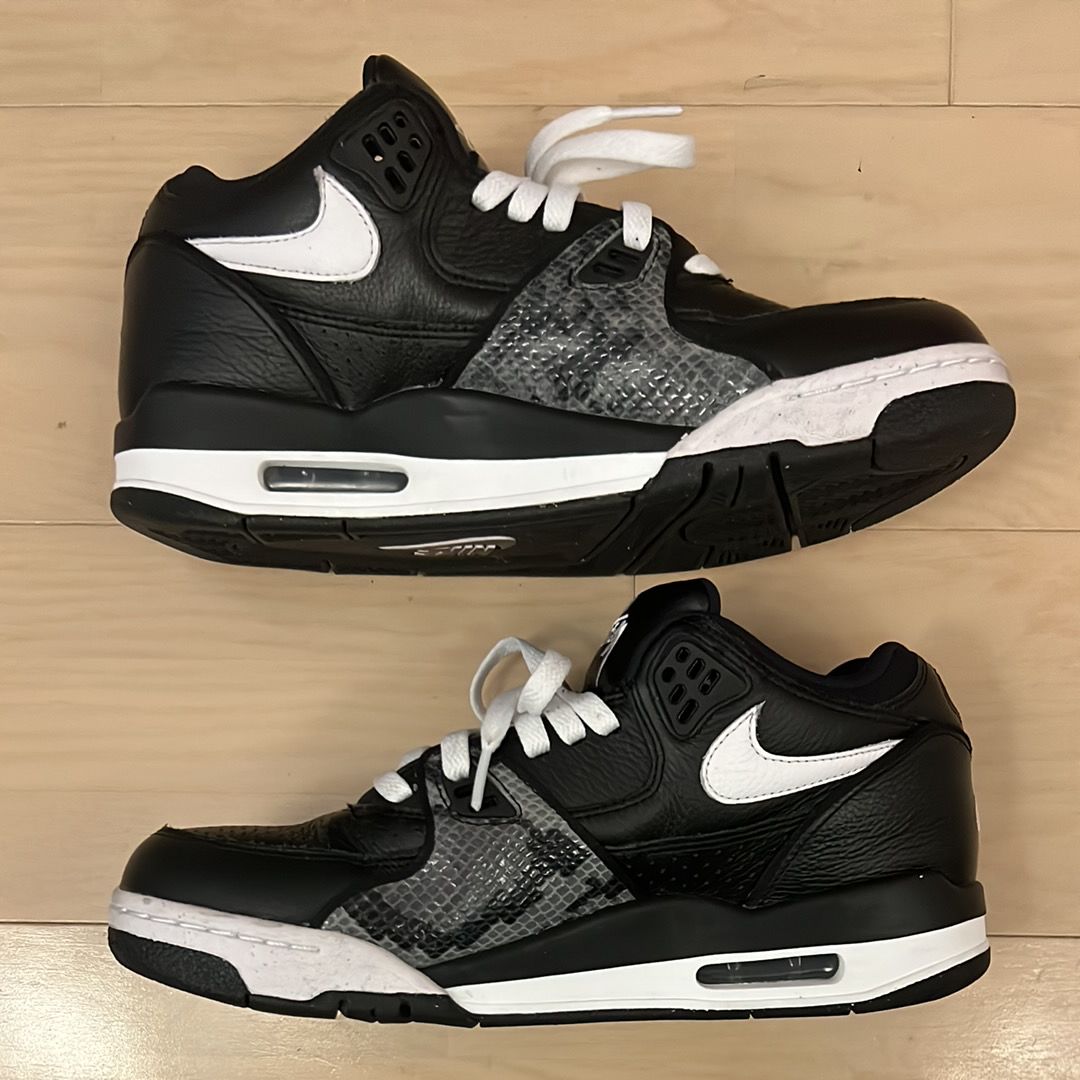 Stussy × Nike Air Flight 89 Low SP "Black/White"