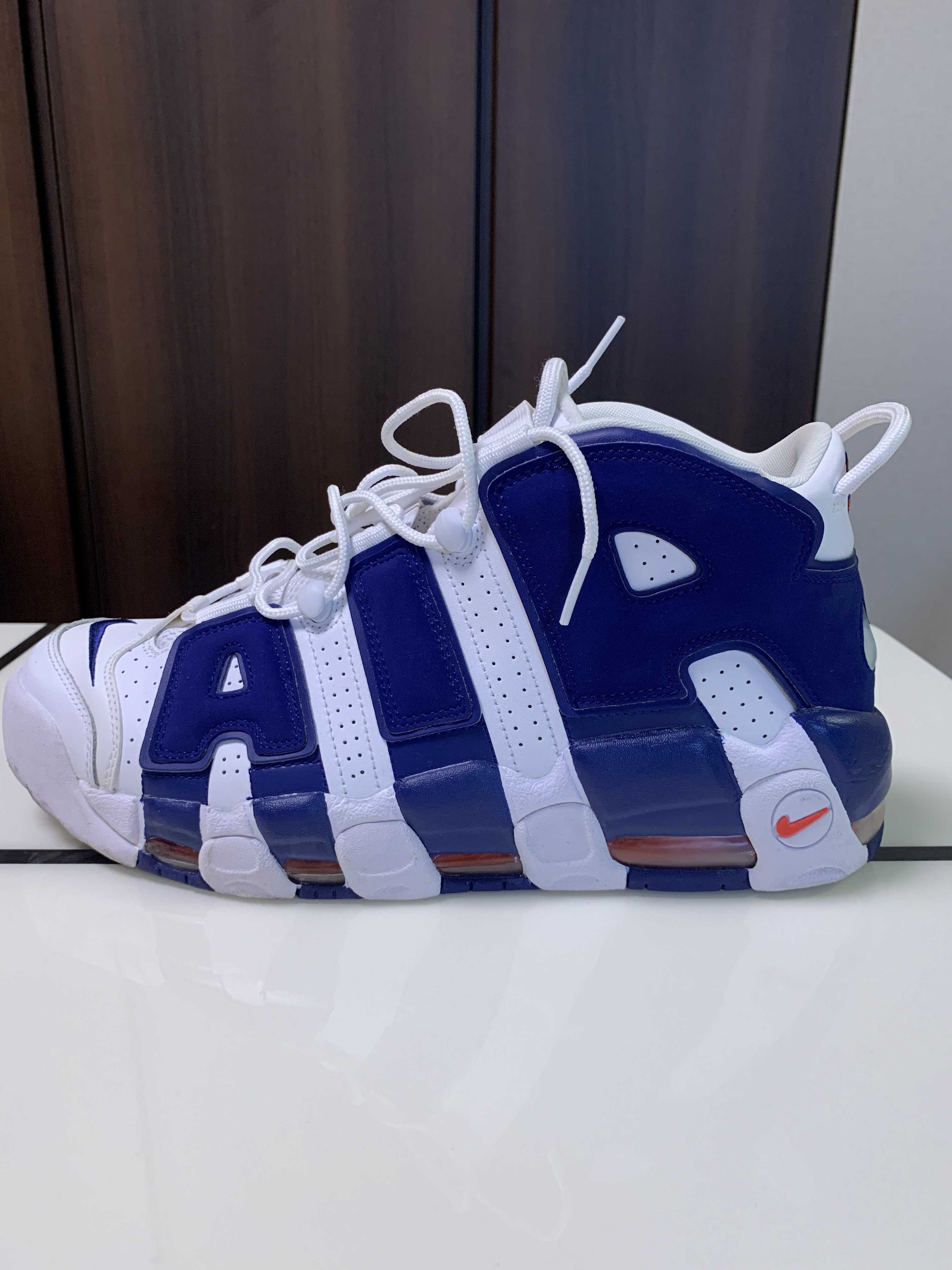 NIKE AIR MORE UPTEMPO 96 "WHITE/DEEP ROYAL BLUE"