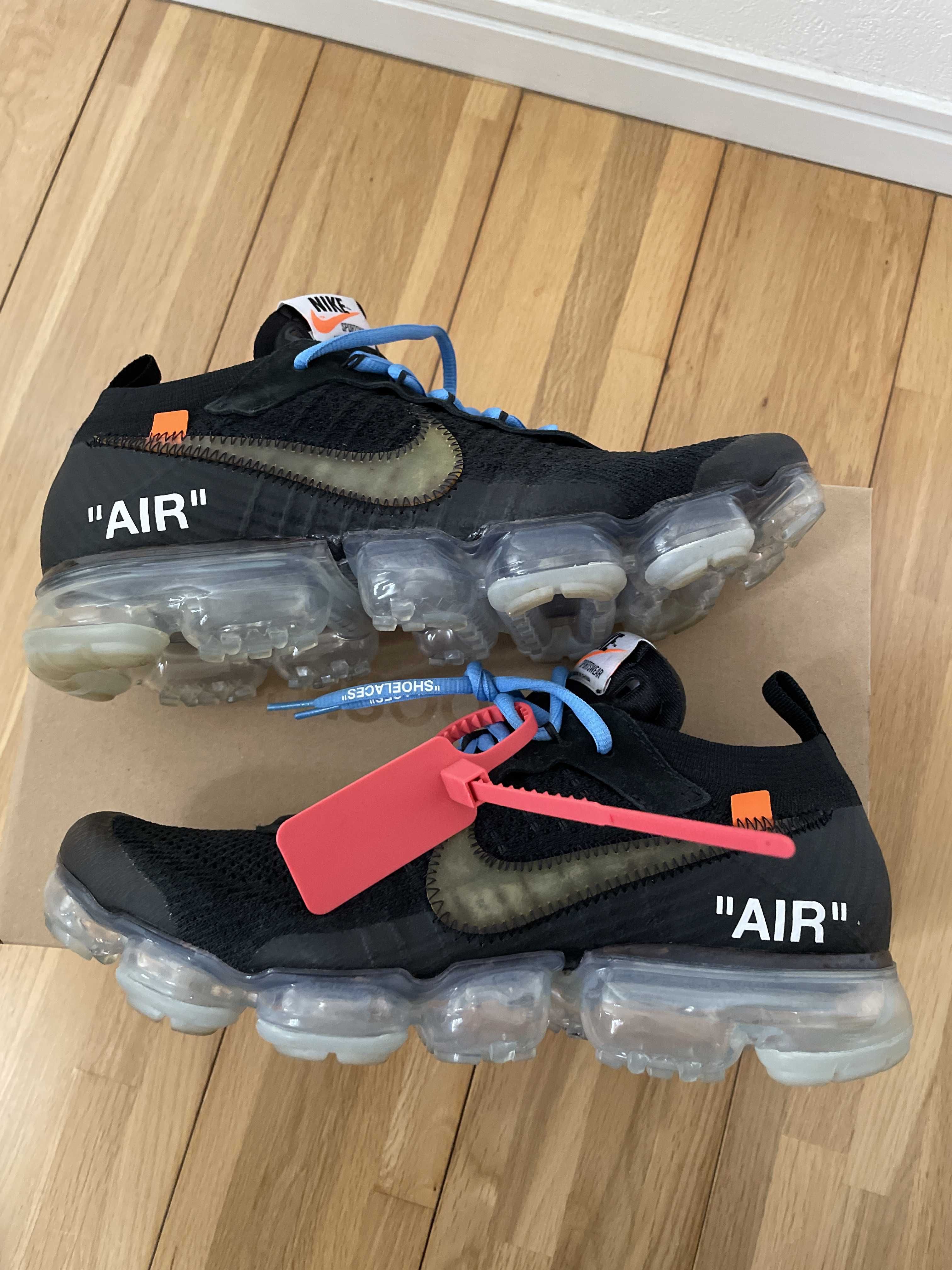 Off-White × Nike Air Vapormax "Black/Total Orange/Clear"