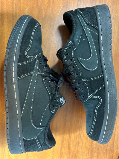 Travis Scott × Nike Air Jordan 1 Low OG SP "Black Phantom"