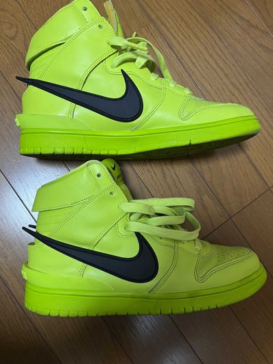 AMBUSH × NIKE DUNK HIGH "FLASH LIME"