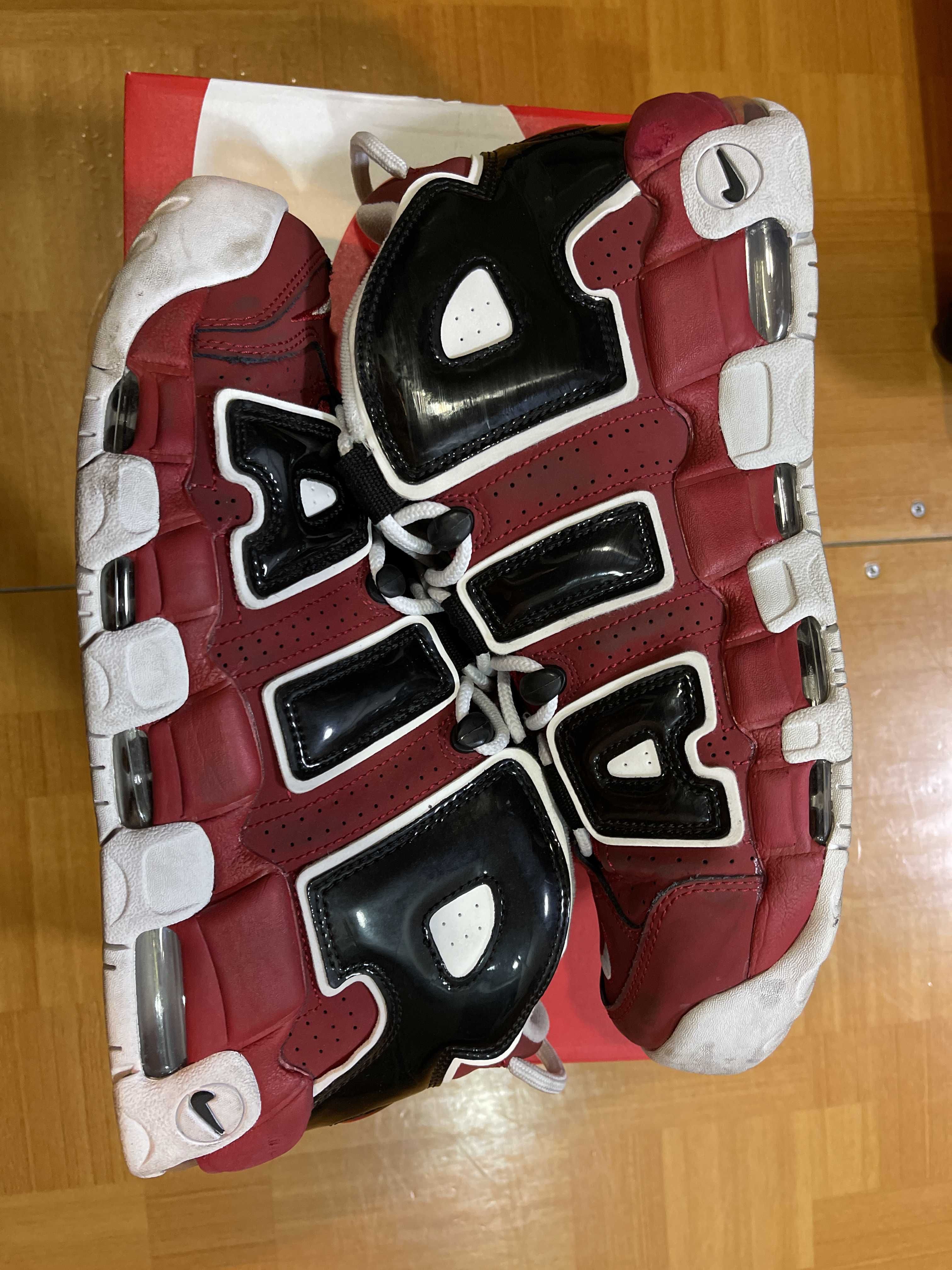 Nike Air More Uptempo ’96 "Black and Varsity Red" (2021) 