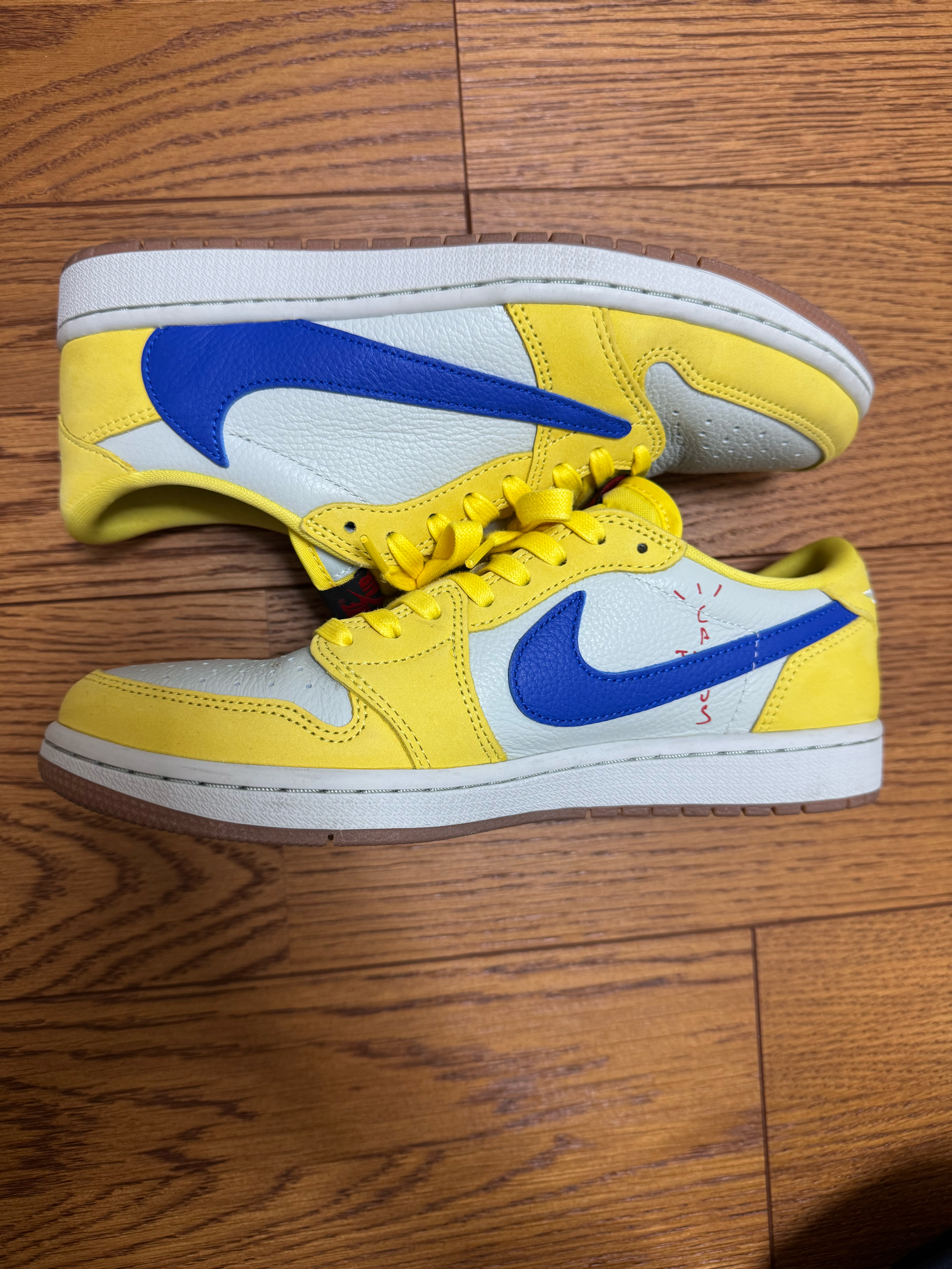 Travis Scott × Nike Women's Air Jordan 1 Retro Low OG "Canary"