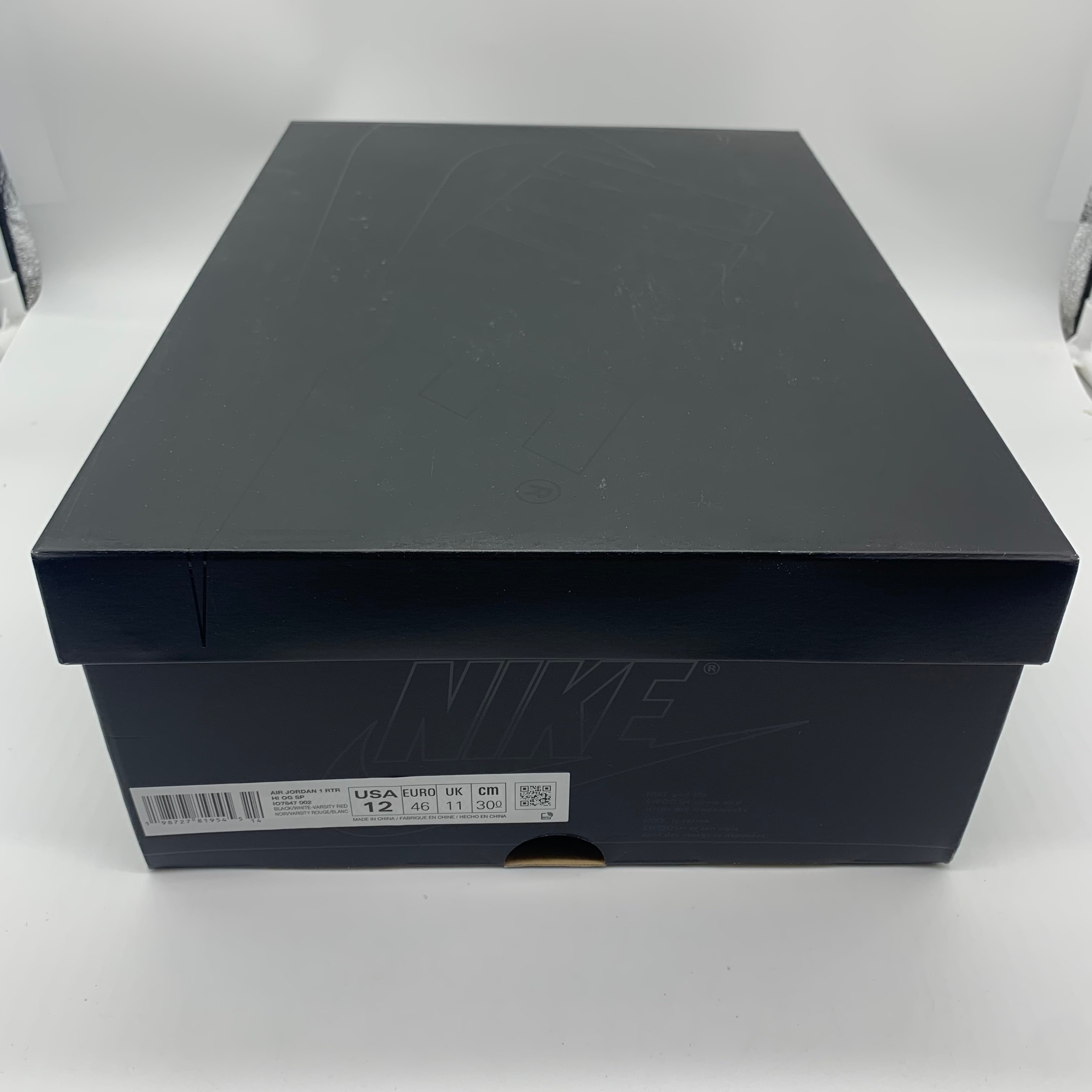 fragment design × UNION × Nike Air Jordan 1 High OG "Black/Varsity Red"