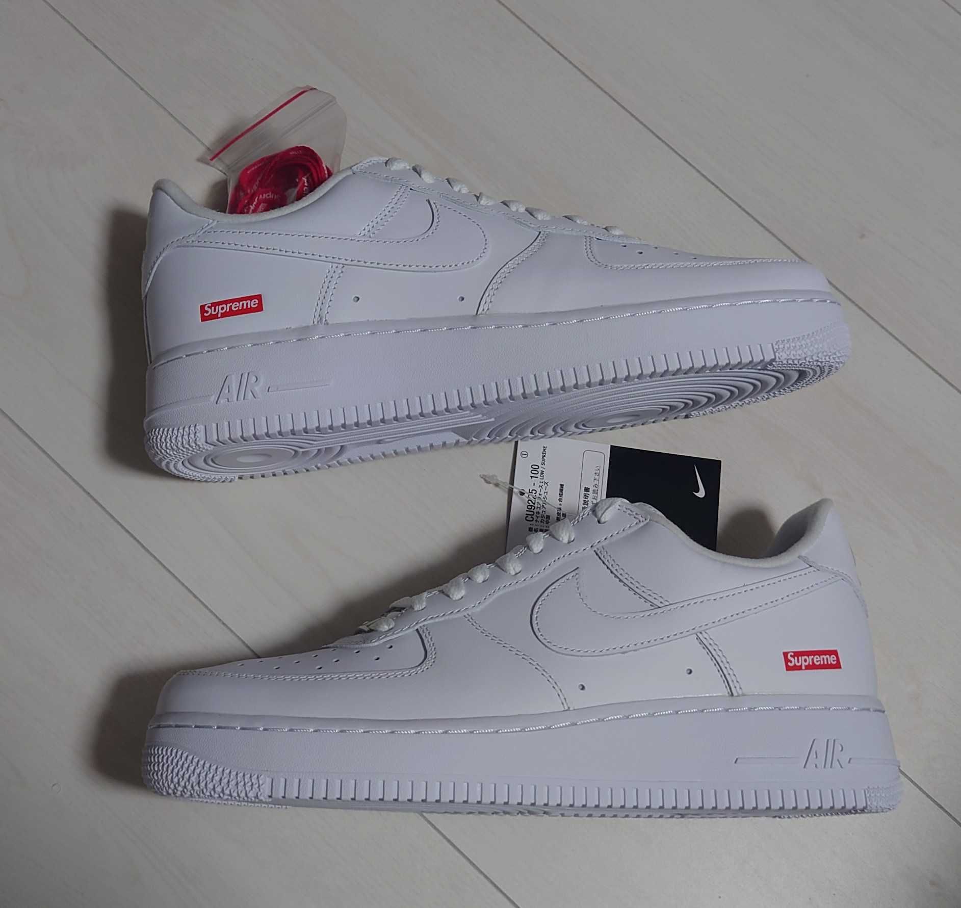 Supreme × Nike Air Force 1 Low "White"