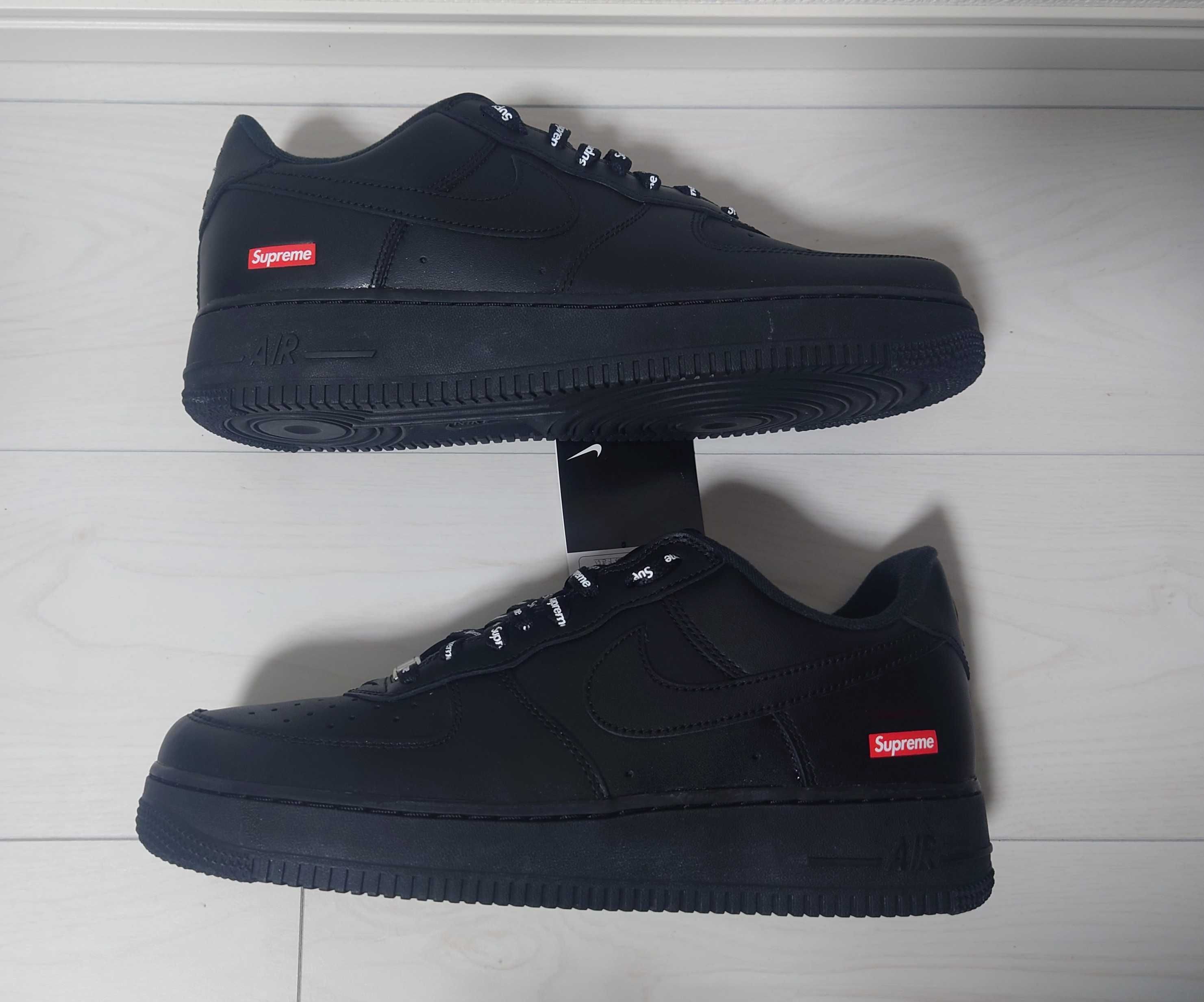 Supreme × Nike Air Force 1 Low "Black"