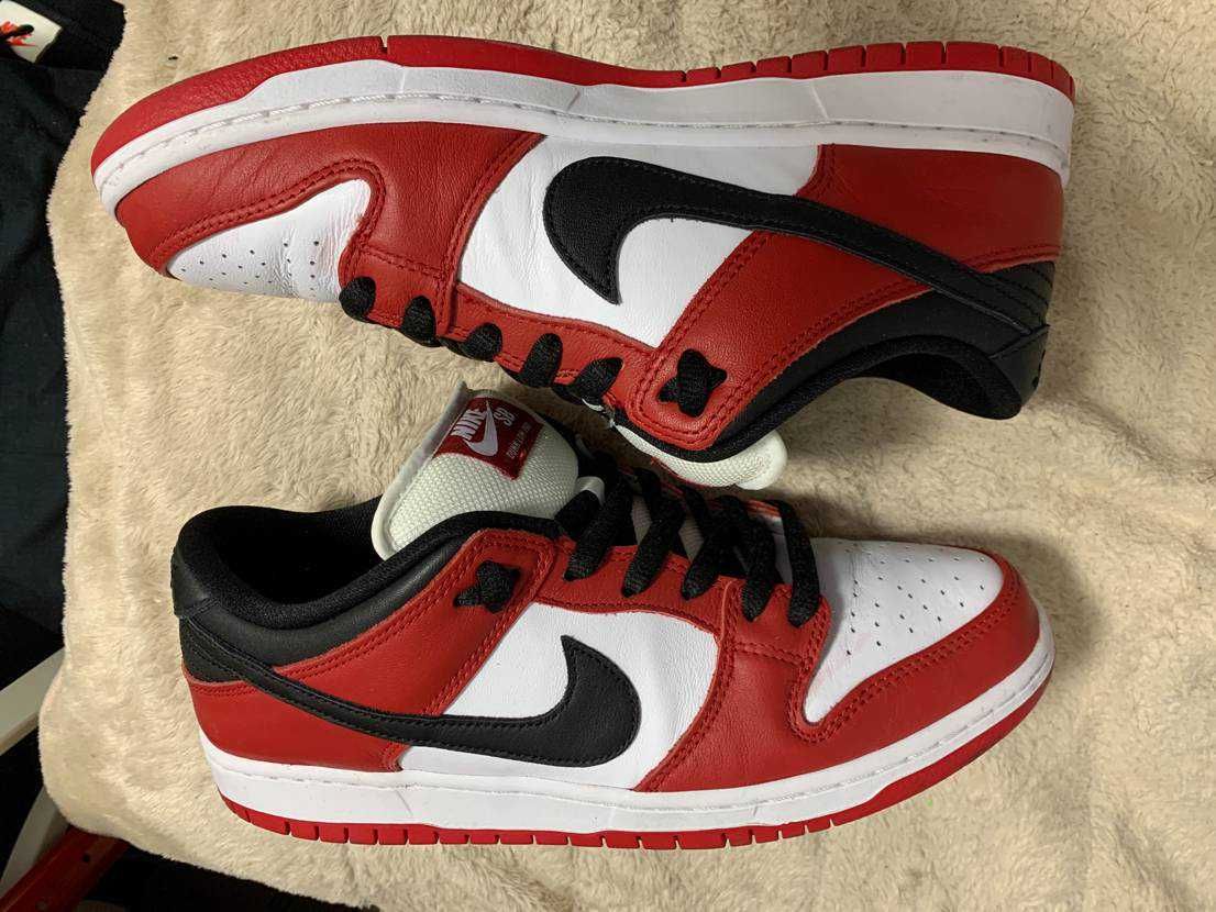 Nike SB Dunk Low Pro "J-Pack Chicago/Varsity Red and White"