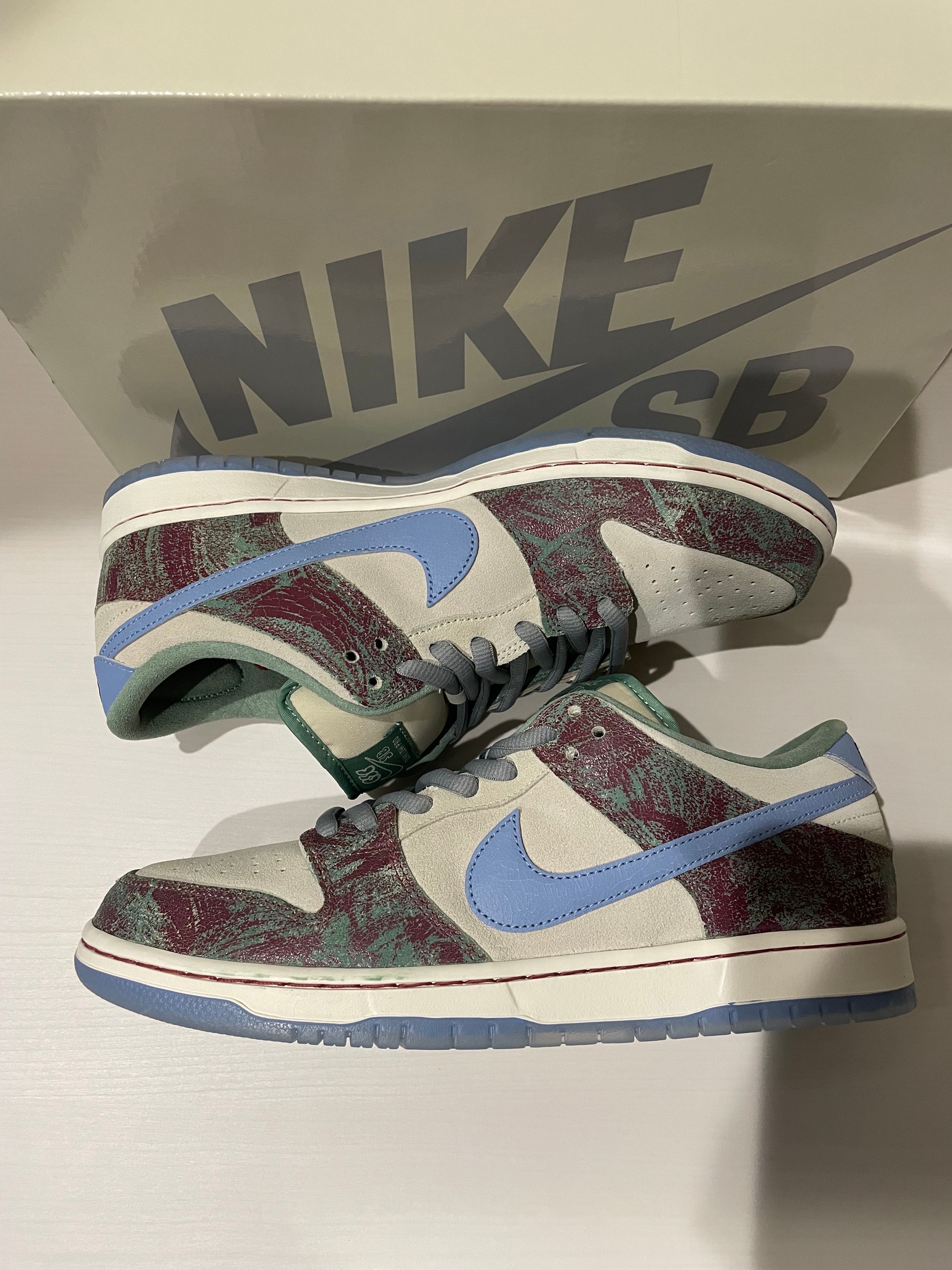 Crenshaw Skate Club × Nike SB Dunk Low PRO QS "Sail/Light Blue-Cedar"