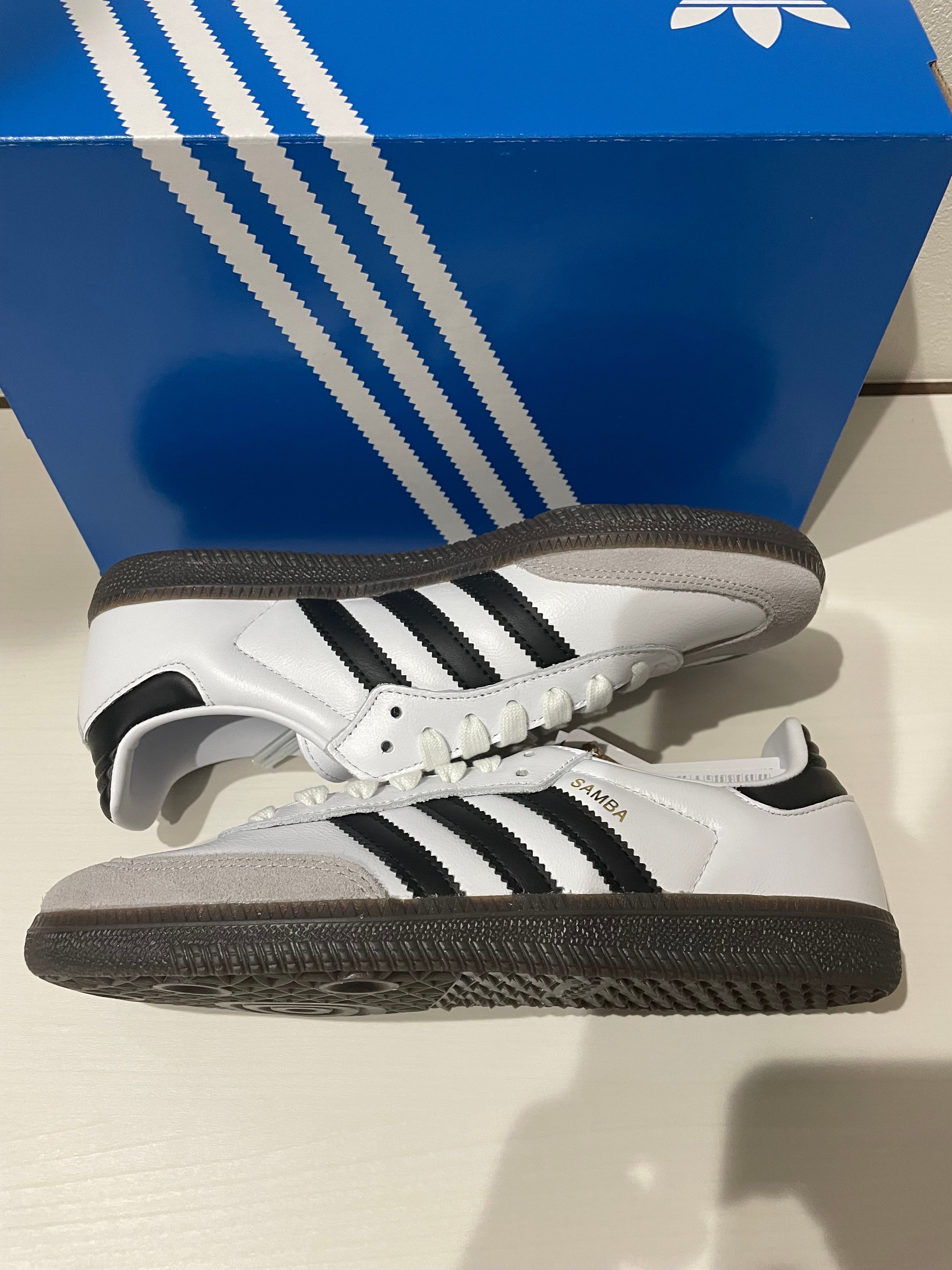adidas Samba OG "Cloud White/Core Black/Clear Granite"