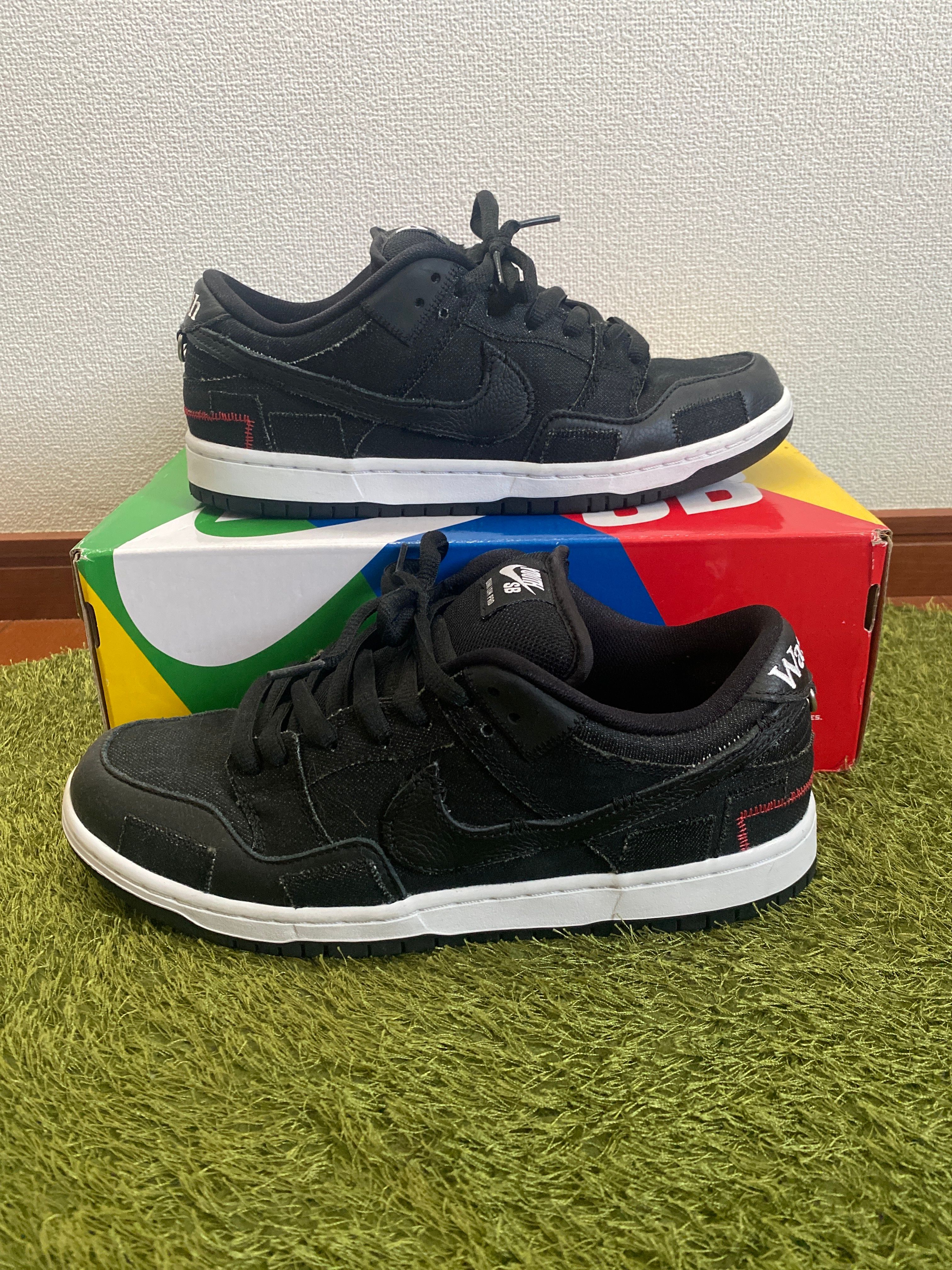 Wasted Youth × Nike SB Dunk Low "Black Denim" / VERDY