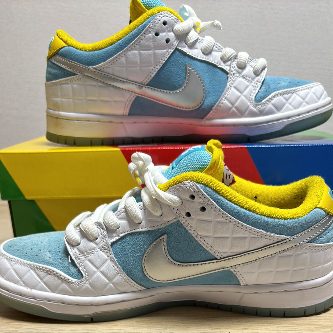 FTC × Nike SB Dunk Low "White/Blue"