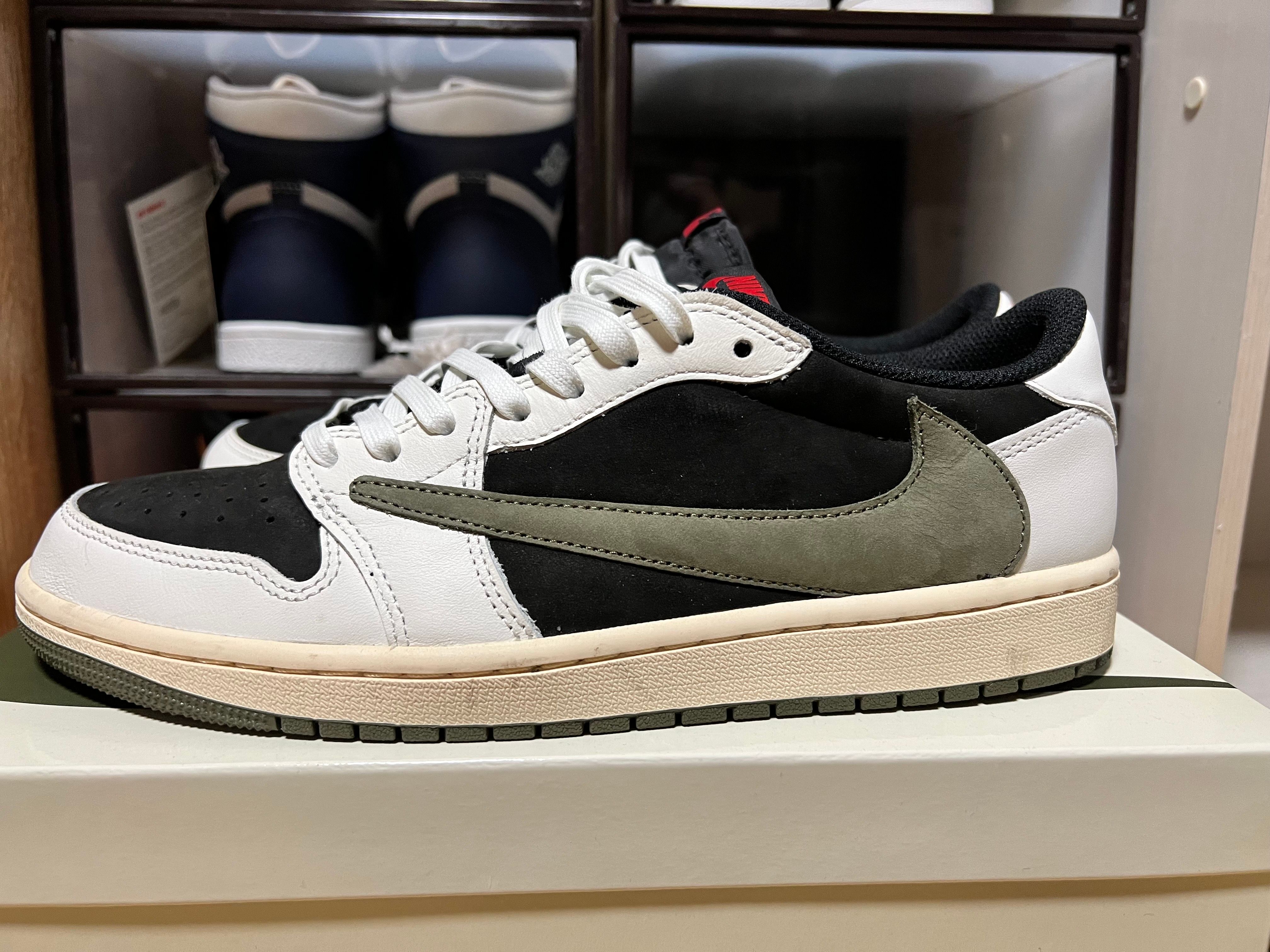 Travis Scott × Nike Women's Air Jordan 1 Low OG "Medium Olive"