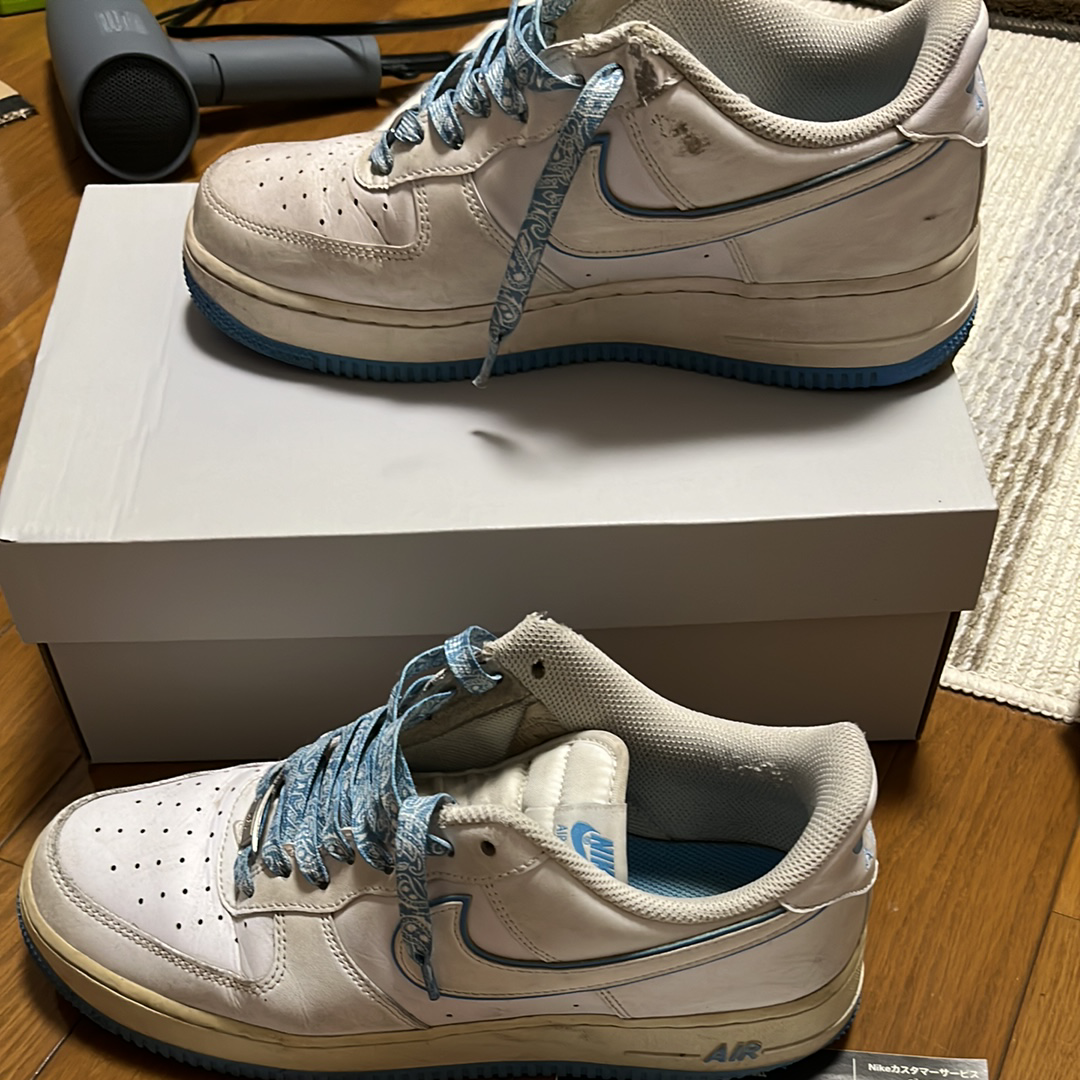 Nike Air Force 1 Low "White and University Blue"