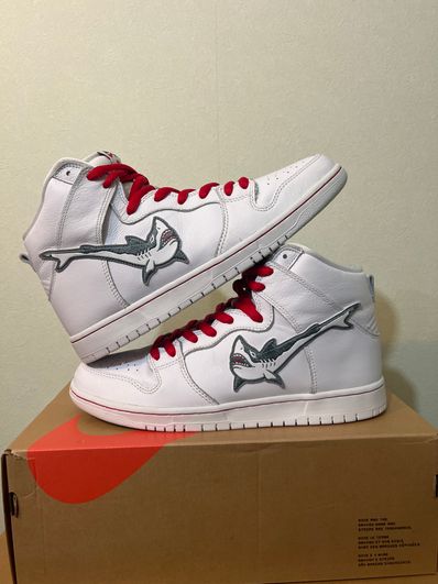 Oski x Nike SB Dunk High "Great White Shark"