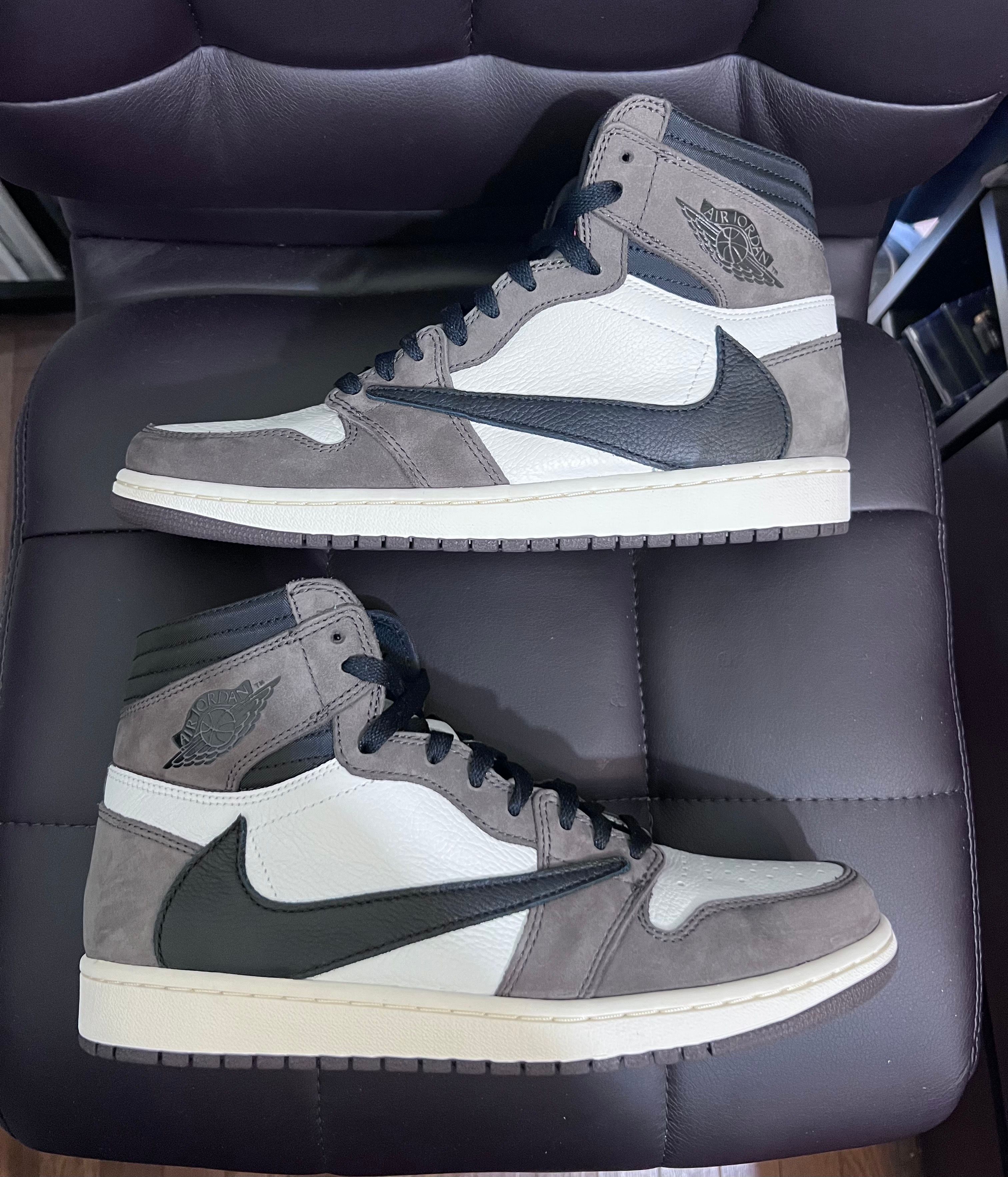 Travis Scott × Nike Air Jordan 1 Retro High OG TS SP "Sail/Dark Mocha"