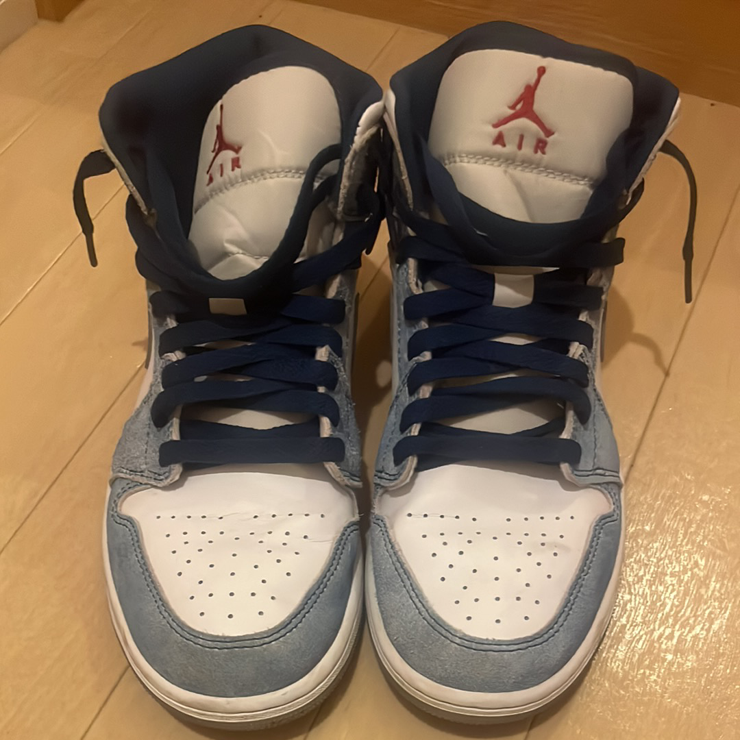 Nike Air Jordan 1 Mid SE "White/Hyper Royal/Red"