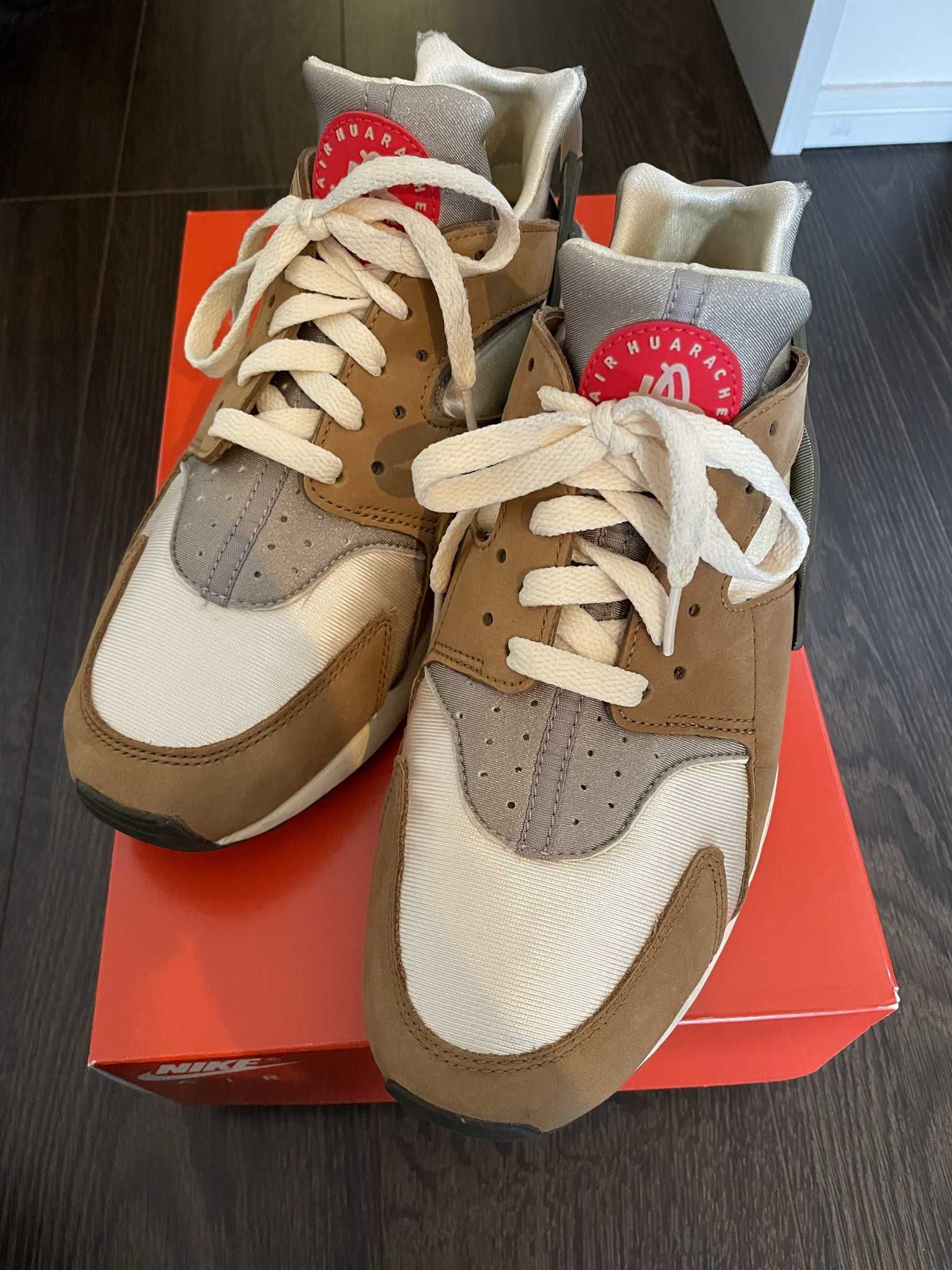 Stussy × Nike Air Huarache "Desert Oak"