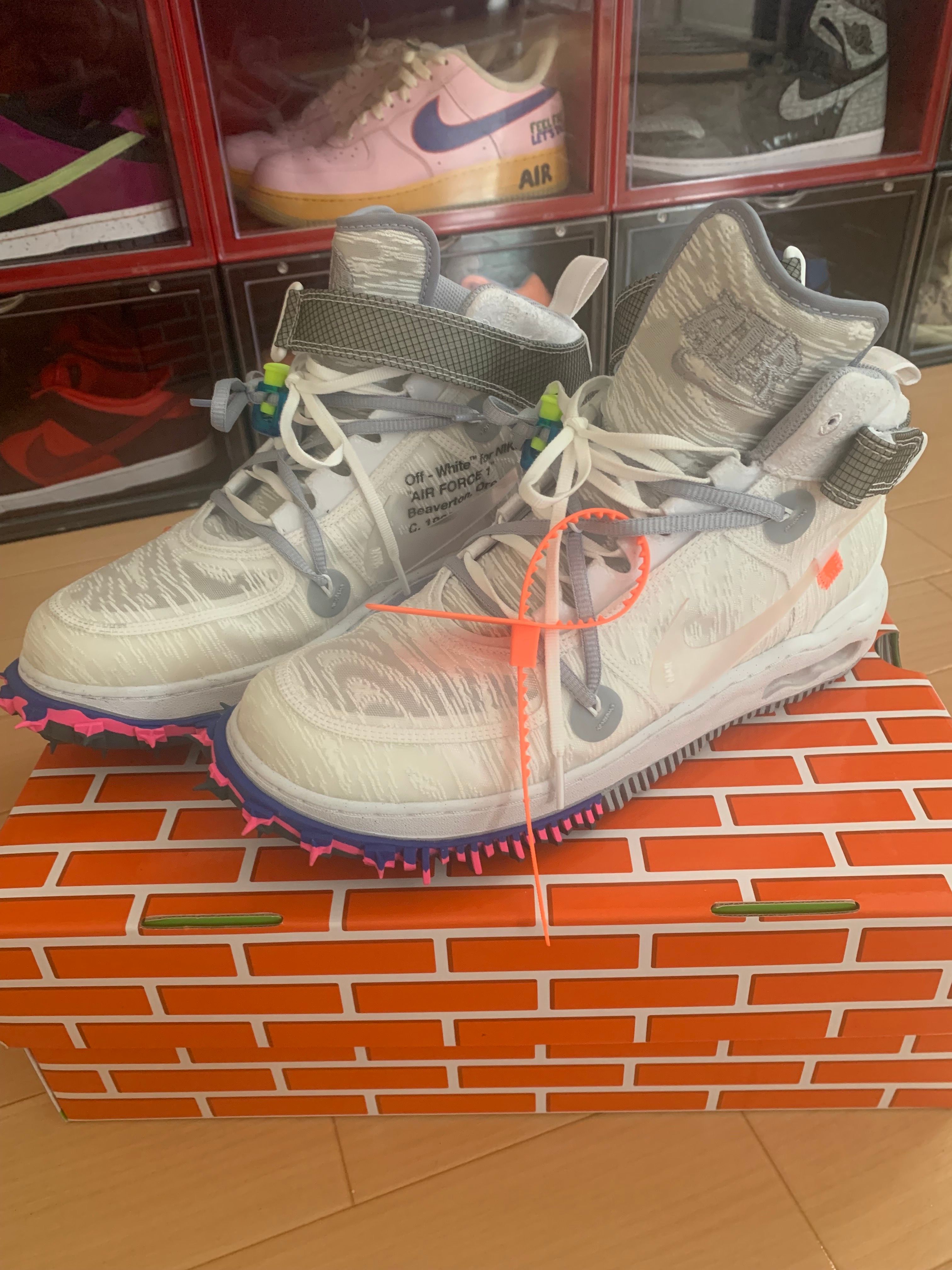 Off-White × Nike Air Force 1 Mid "White"