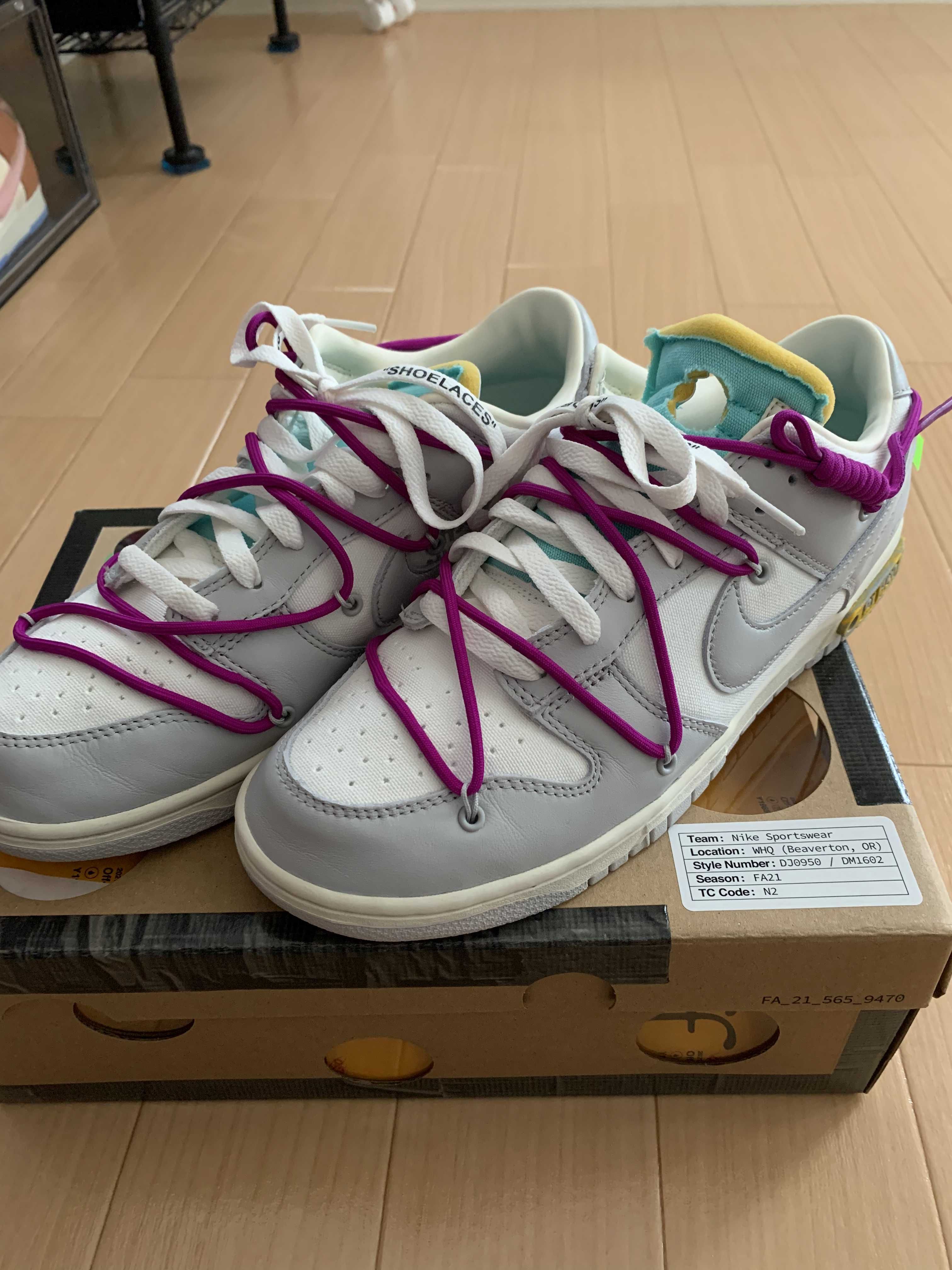 Off-White × Nike Dunk Low 1 of 50 "Lot.21"