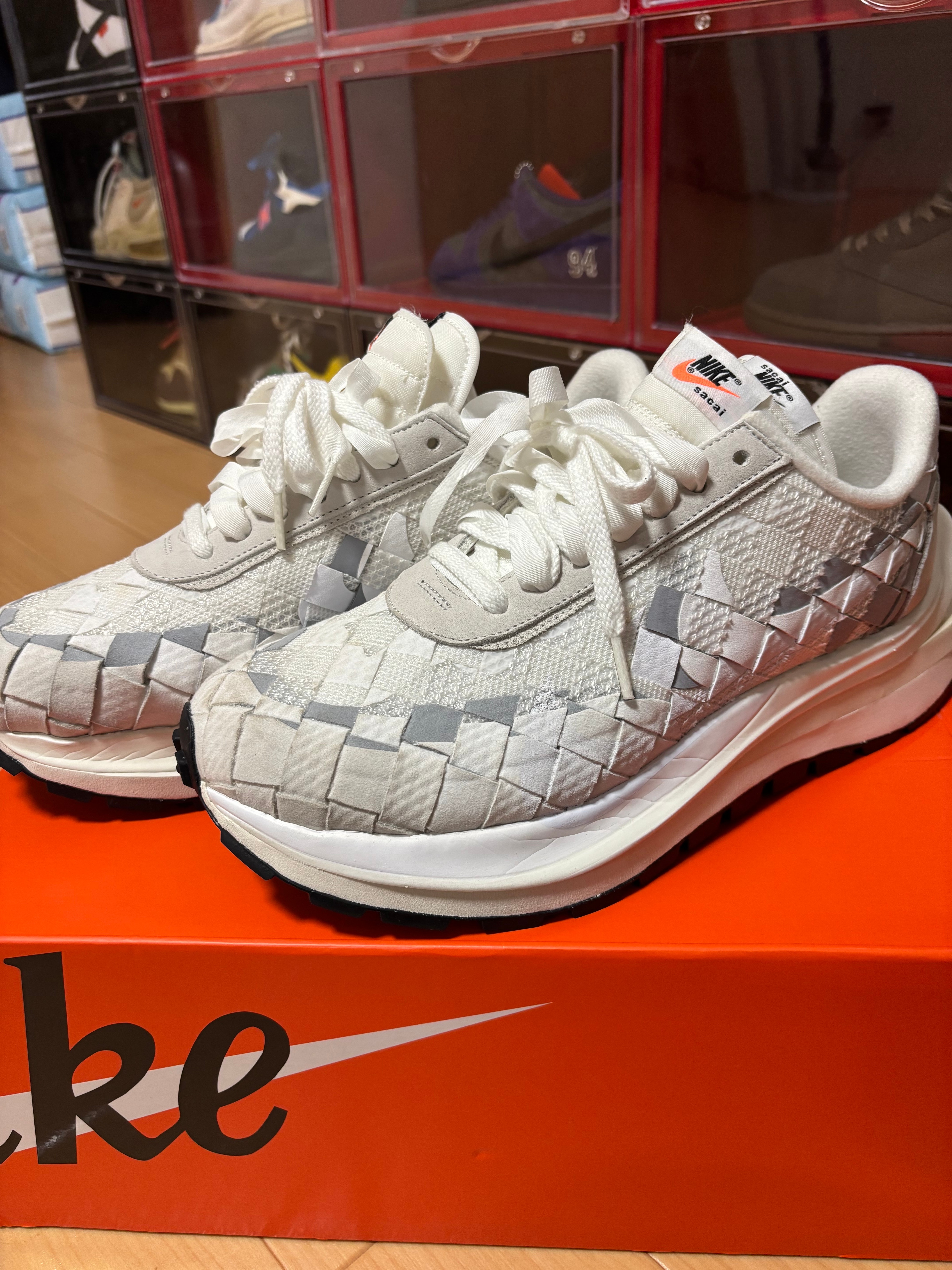 Jean-Paul Gaultier × sacai × Nike Air Woven VaporWaffle "White"