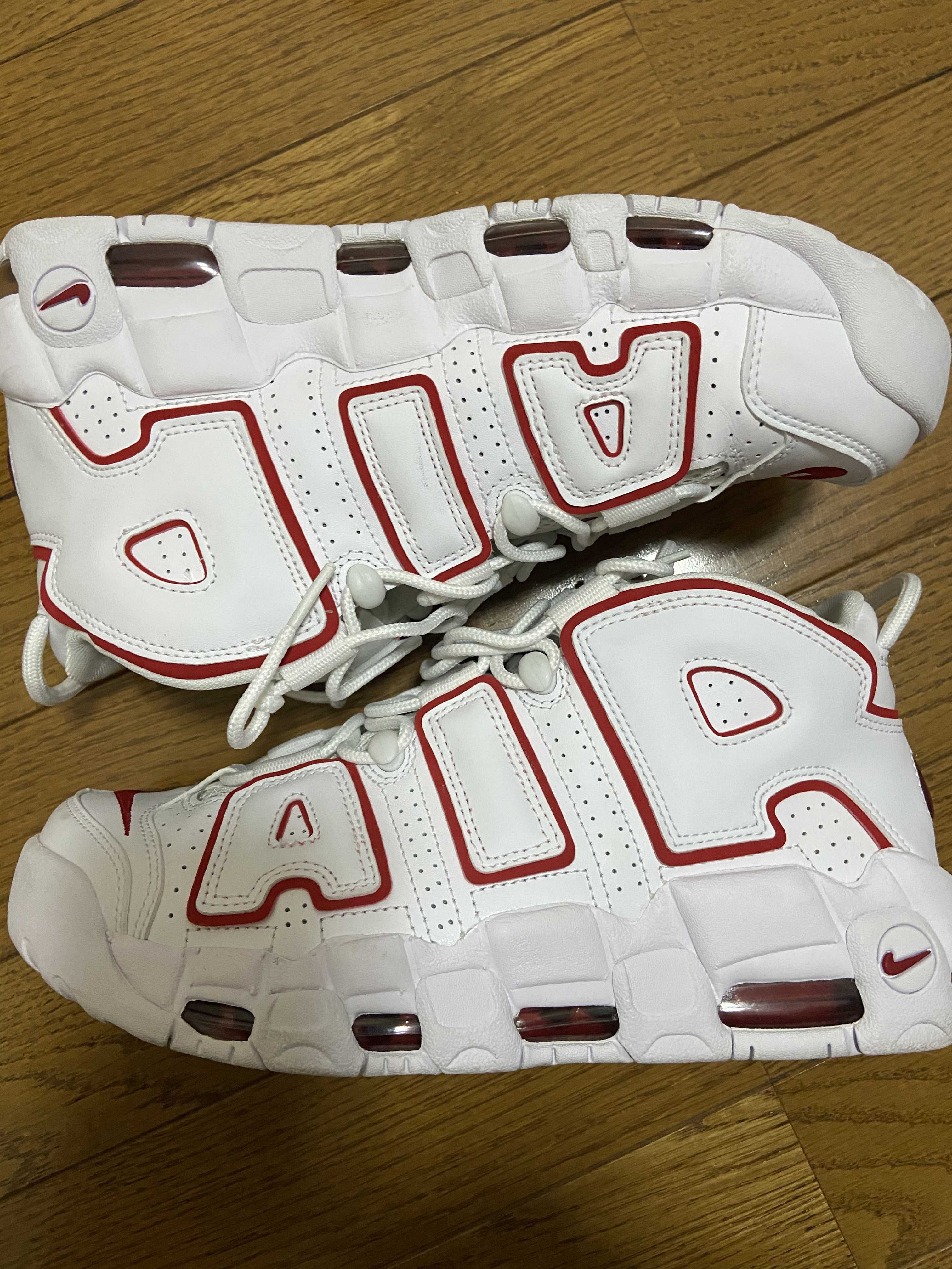 NIKE AIR MORE UPTEMPO "WHITE/VARSITY RED" (2021)