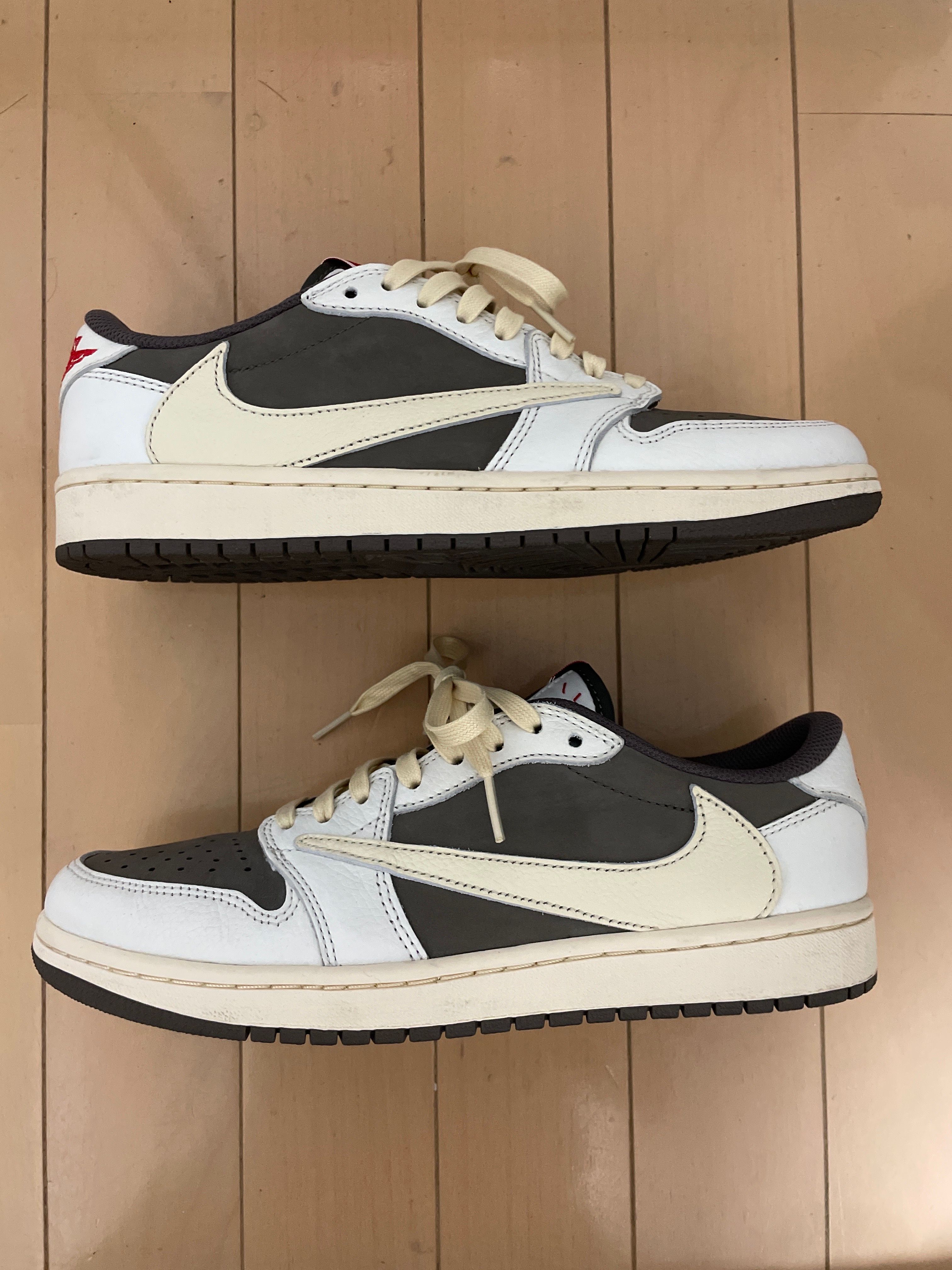 Travis Scott × Nike Air Jordan 1 Low OG SP "Reverse Mocha/Sail and Ridgerock"