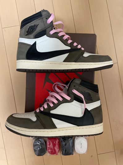 Travis Scott × Nike Air Jordan 1 Retro High OG TS SP "Sail/Dark Mocha"