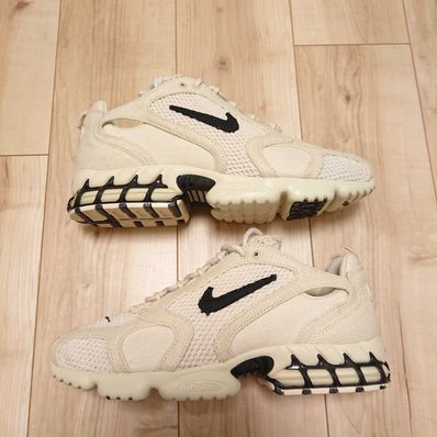Stussy × Nike Air Zoom Spiridon CG 2 "Fossil/Black"