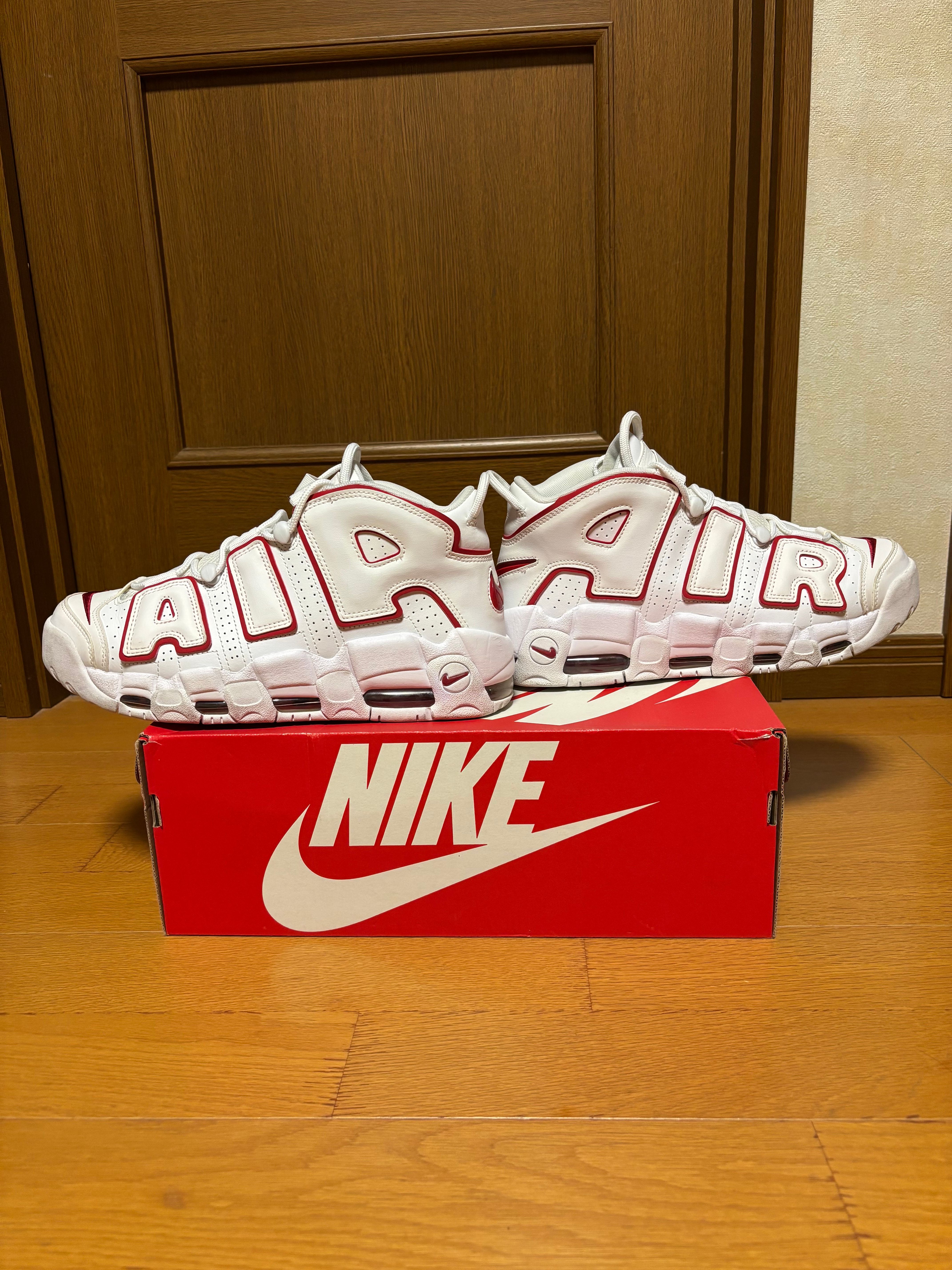 NIKE AIR MORE UPTEMPO "WHITE/VARSITY RED" (2021)