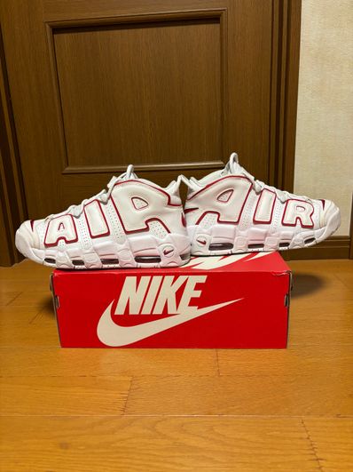 NIKE AIR MORE UPTEMPO "WHITE/VARSITY RED" (2021)