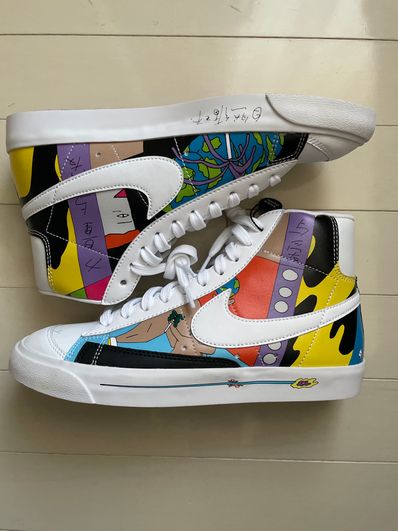 RUOHAN WANG × NIKE BLAZER MID FLYLEATHER