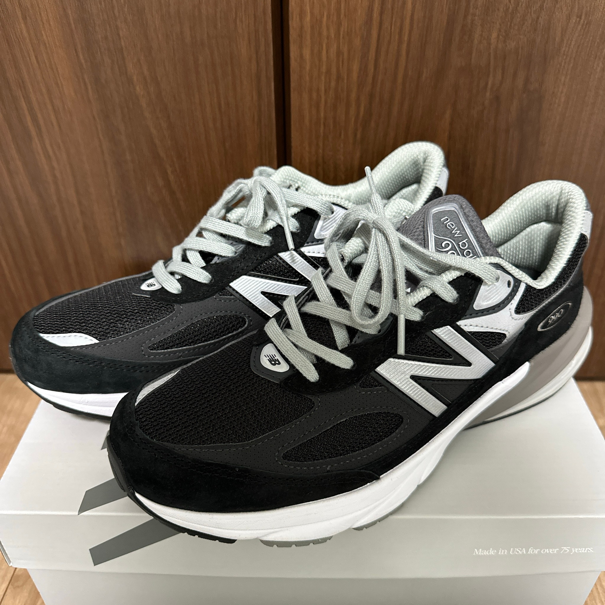 【ほぼ未使用品】ニューバランスNew balance993 27.5 ブラック A (未使用に近い)】ニューバランス 993 