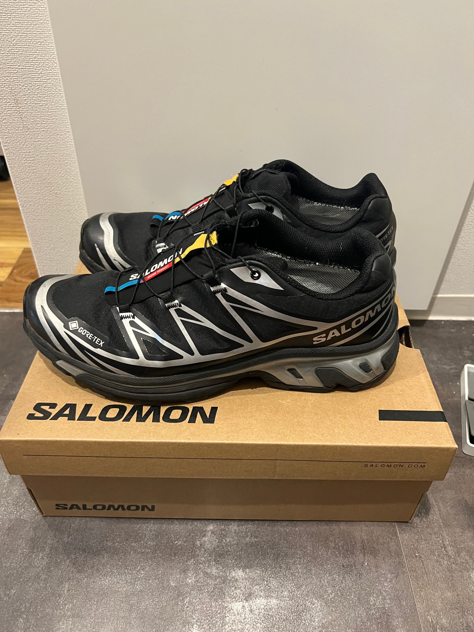 Salomon XT-6 GORE-TEX "Black/Footwear Silver"