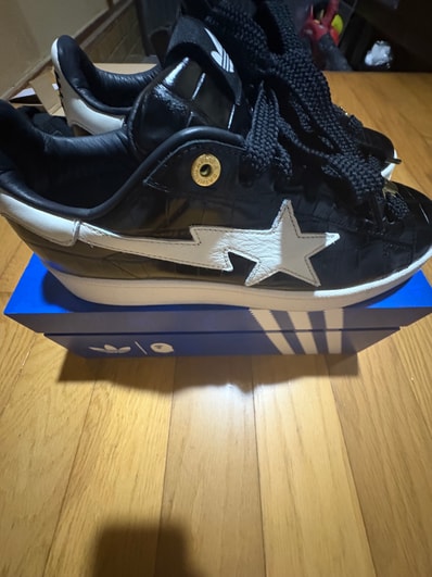 A BATHING APE × adidas Campus 00s World Cup Pack "Core Black/Off White"