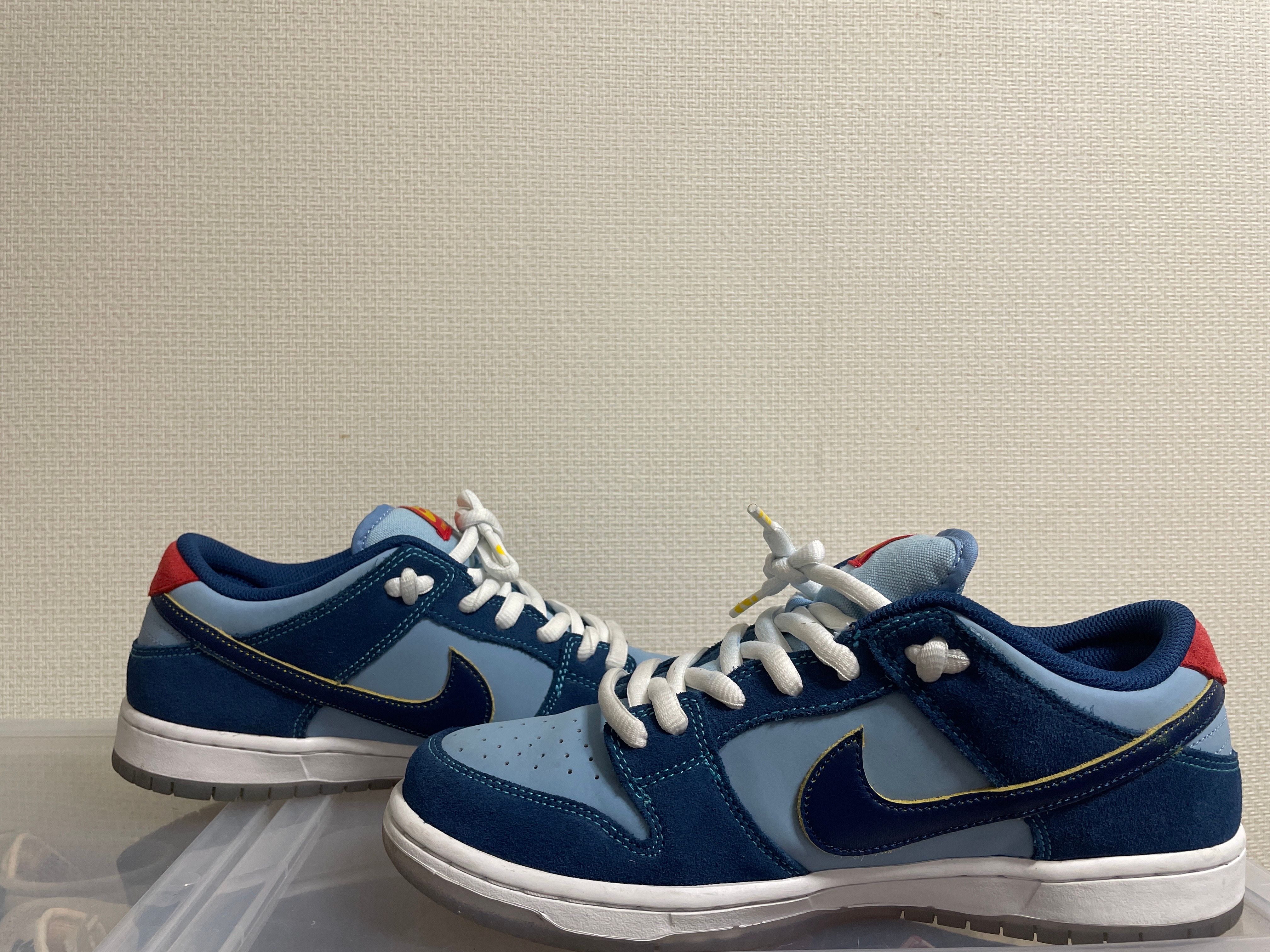 Why So Sad? × Nike SB Dunk Low "Coastal Blue/Speed Yellow-University Red"