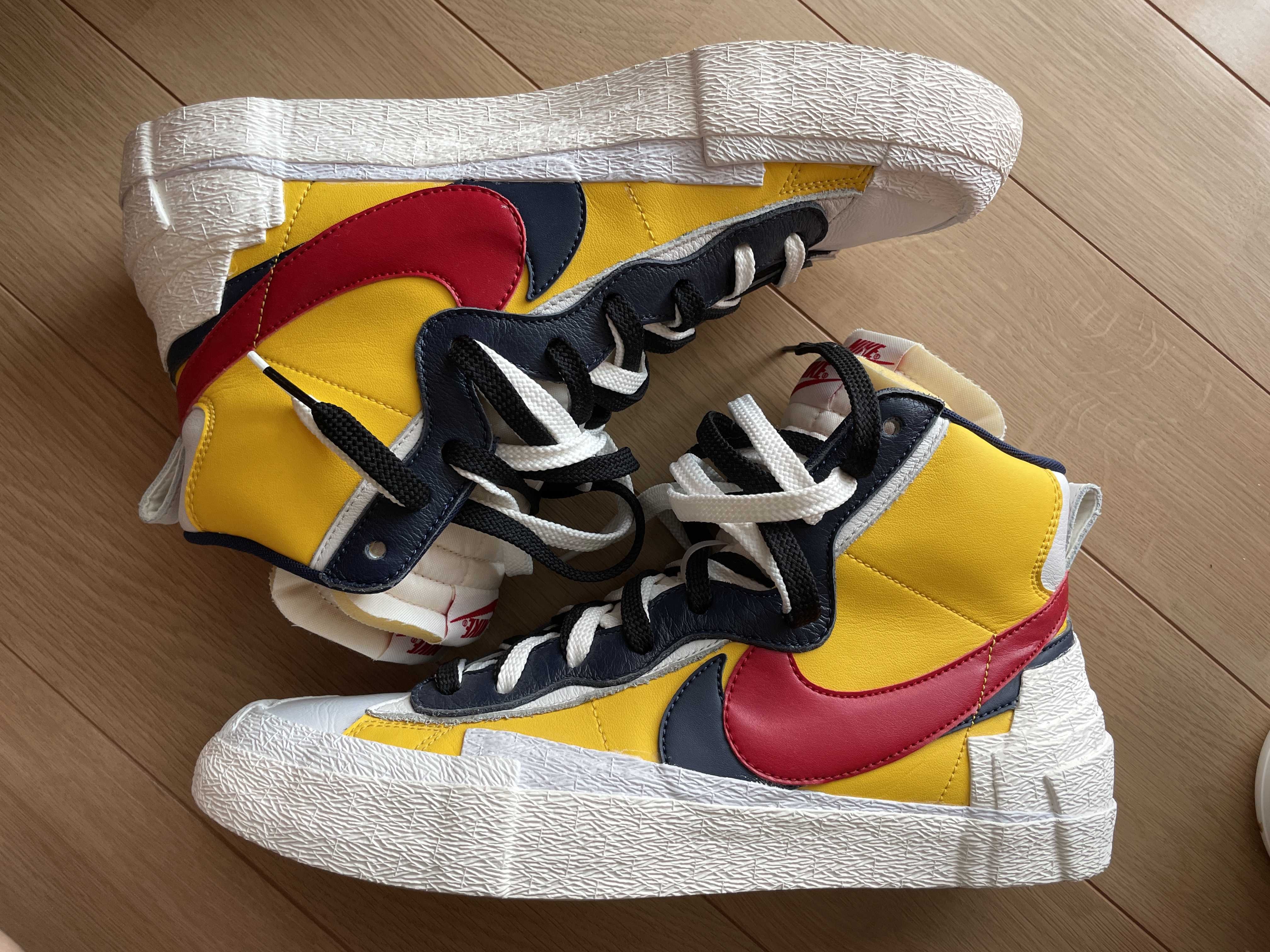 sacai × Nike Blazer Mid "Varsity Maize/Varsity Red"