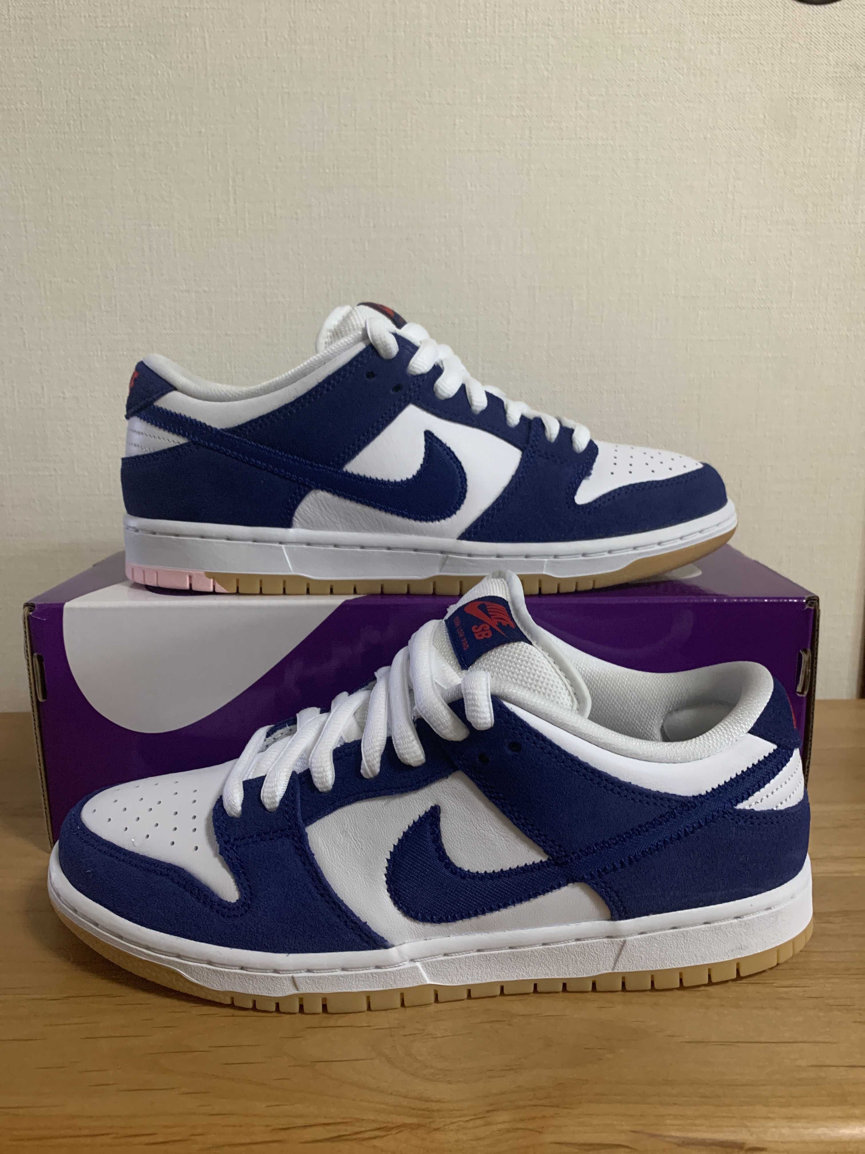 Nike SB Dunk Low "Los Angeles Dodgers/Deep Royal Blue"