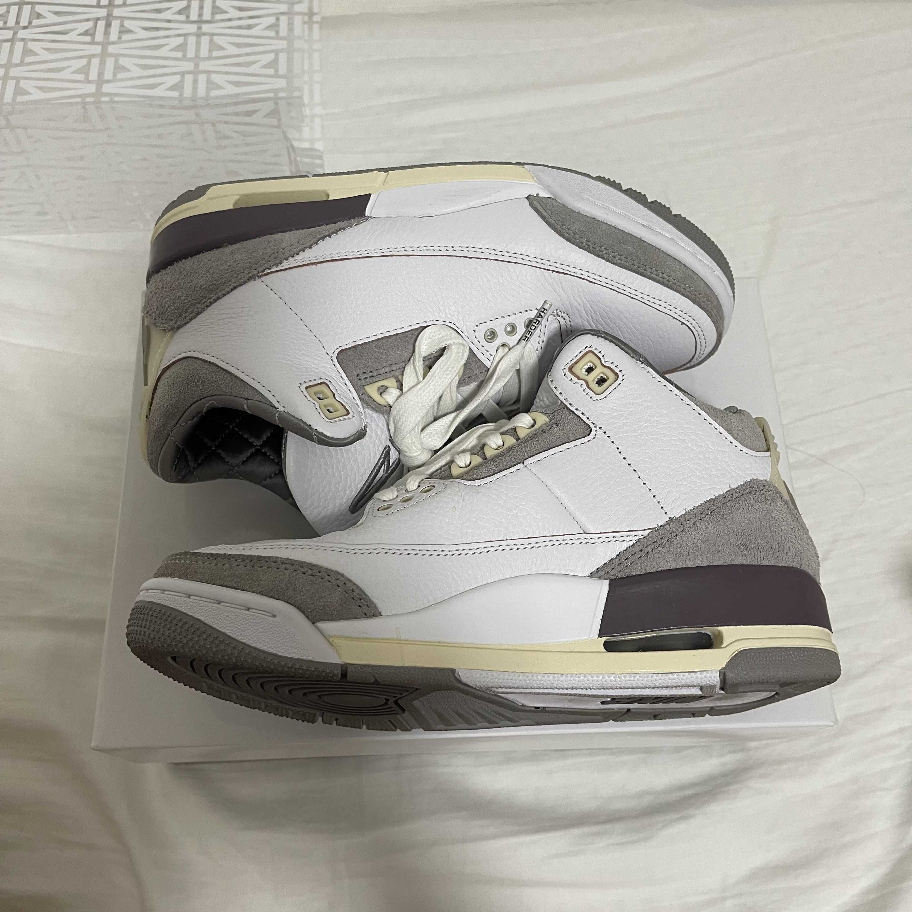 A Ma Maniere × Nike Women's Air Jordan 3 Retro SP "White/Medium Grey Violet Ore"