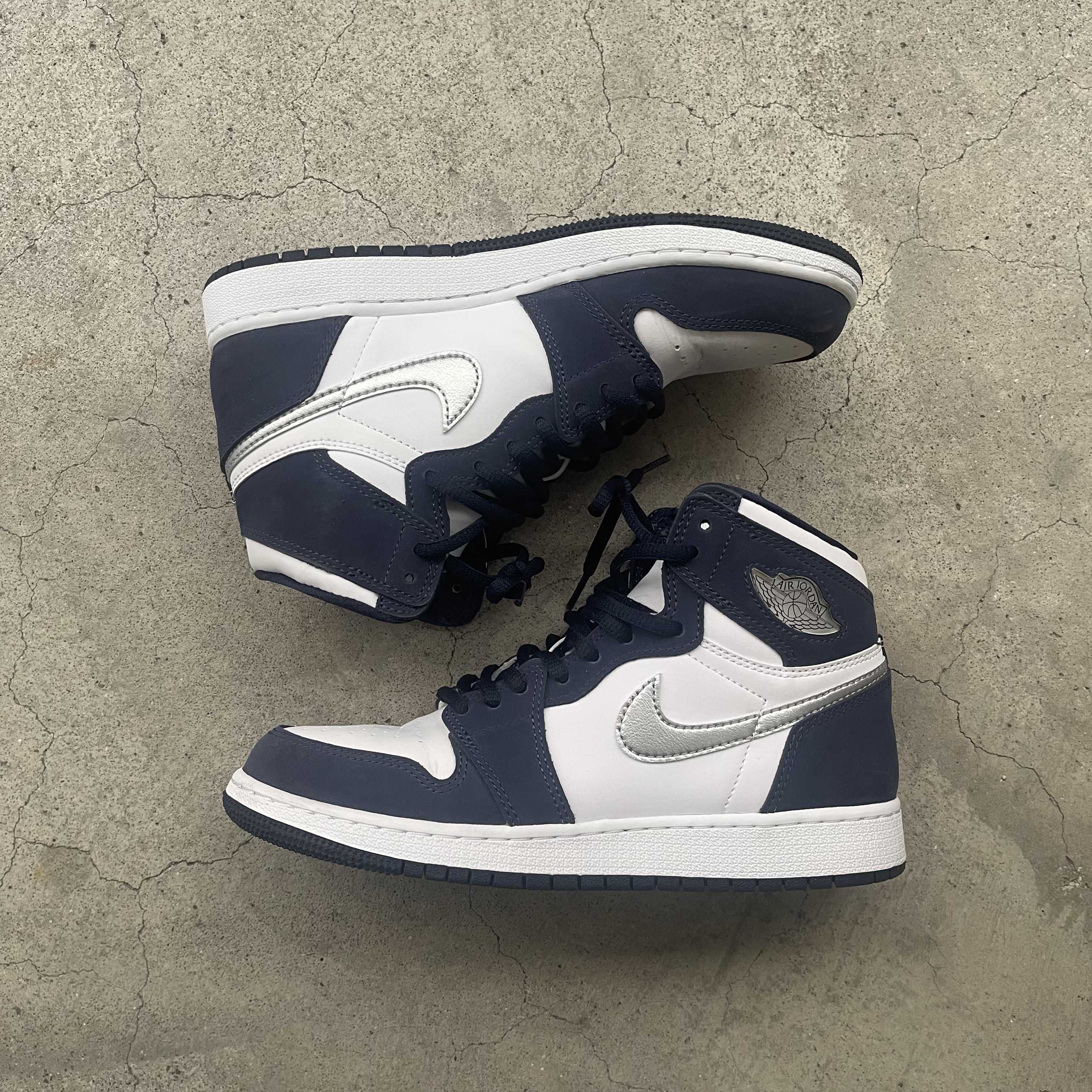 Nike GS Air Jordan 1 High OG CO.JP "Midnight Navy" (2020)(ブリーフケースなし)