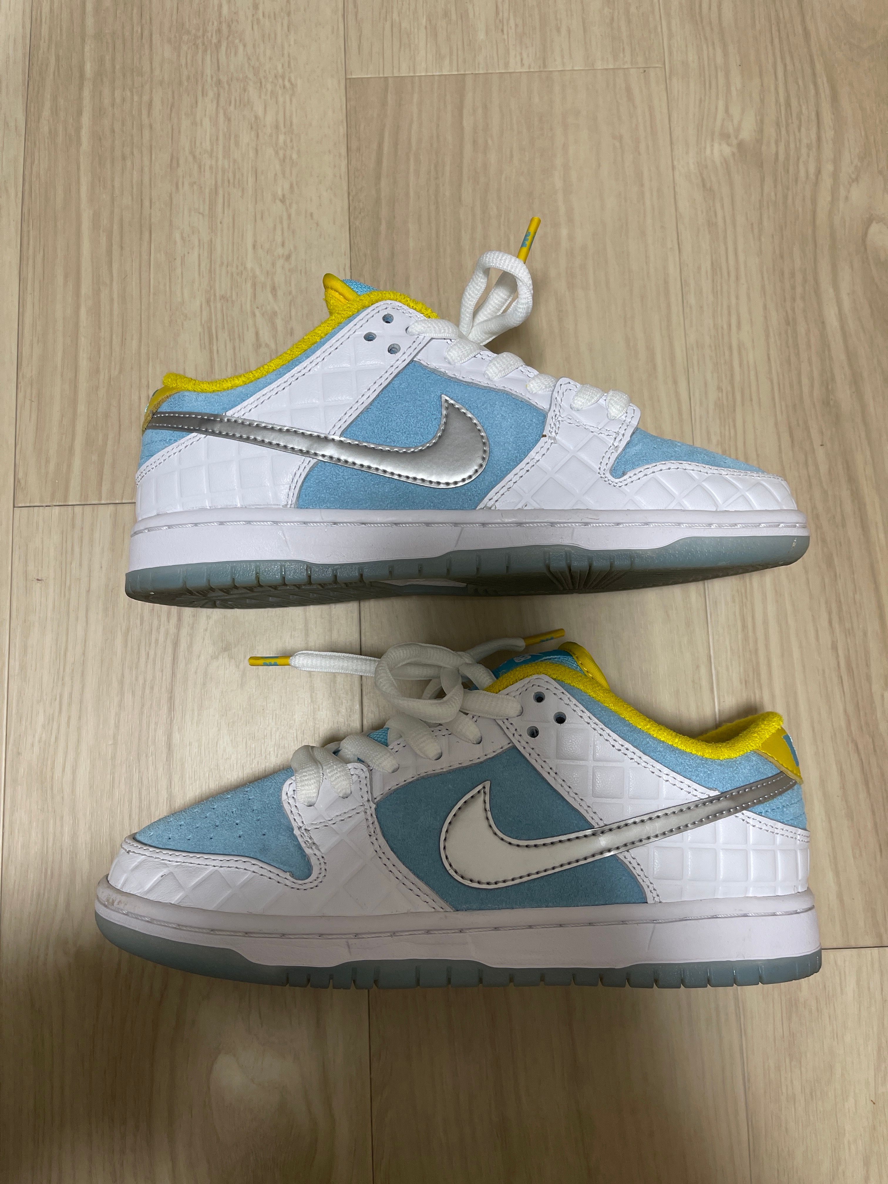 FTC × Nike SB Dunk Low "White/Blue"