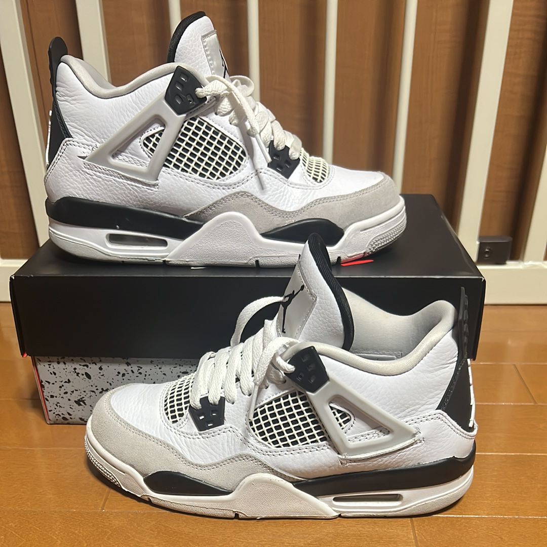 Nike GS Air Jordan 4 "Military Black"