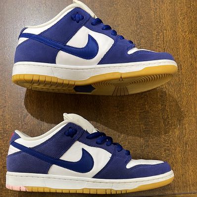 Nike SB Dunk Low "Los Angeles Dodgers/Deep Royal Blue"