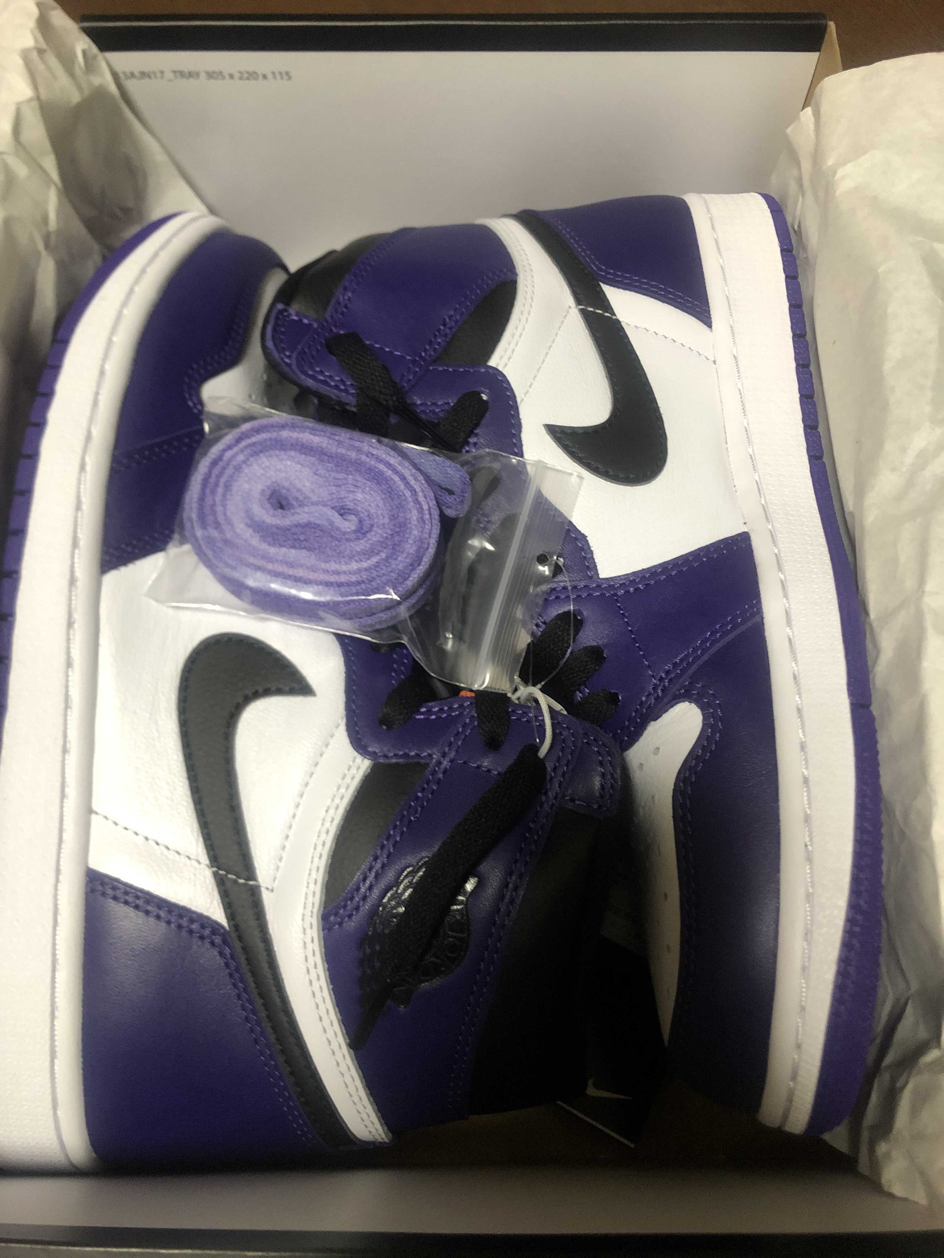 Nike Air Jordan 1 Retro High OG "Court Purple White/Black" (2020)   