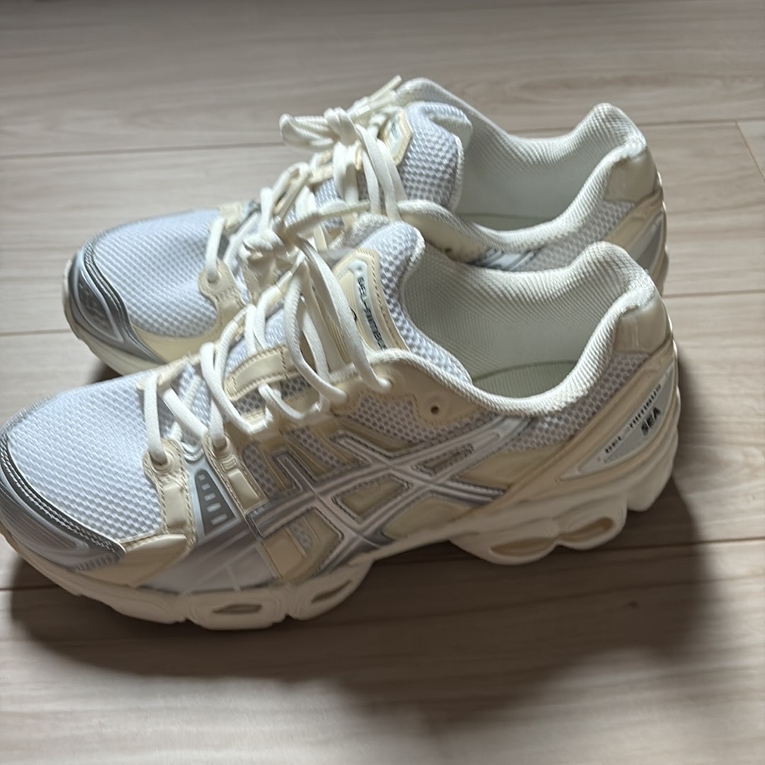 WIND AND SEA × Asics Gel-Nimbus 9 "White/Pure Silver"