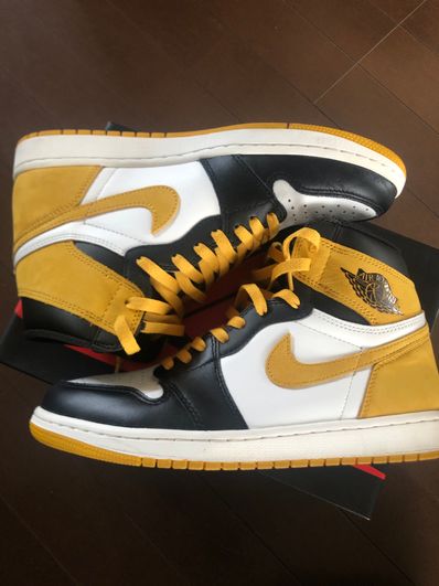Nike Air Jordan 1 Retro High OG "Black Toe/Yellow Ochre"
