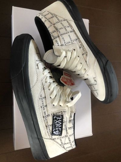 Supreme × Vans Half CAB "White"